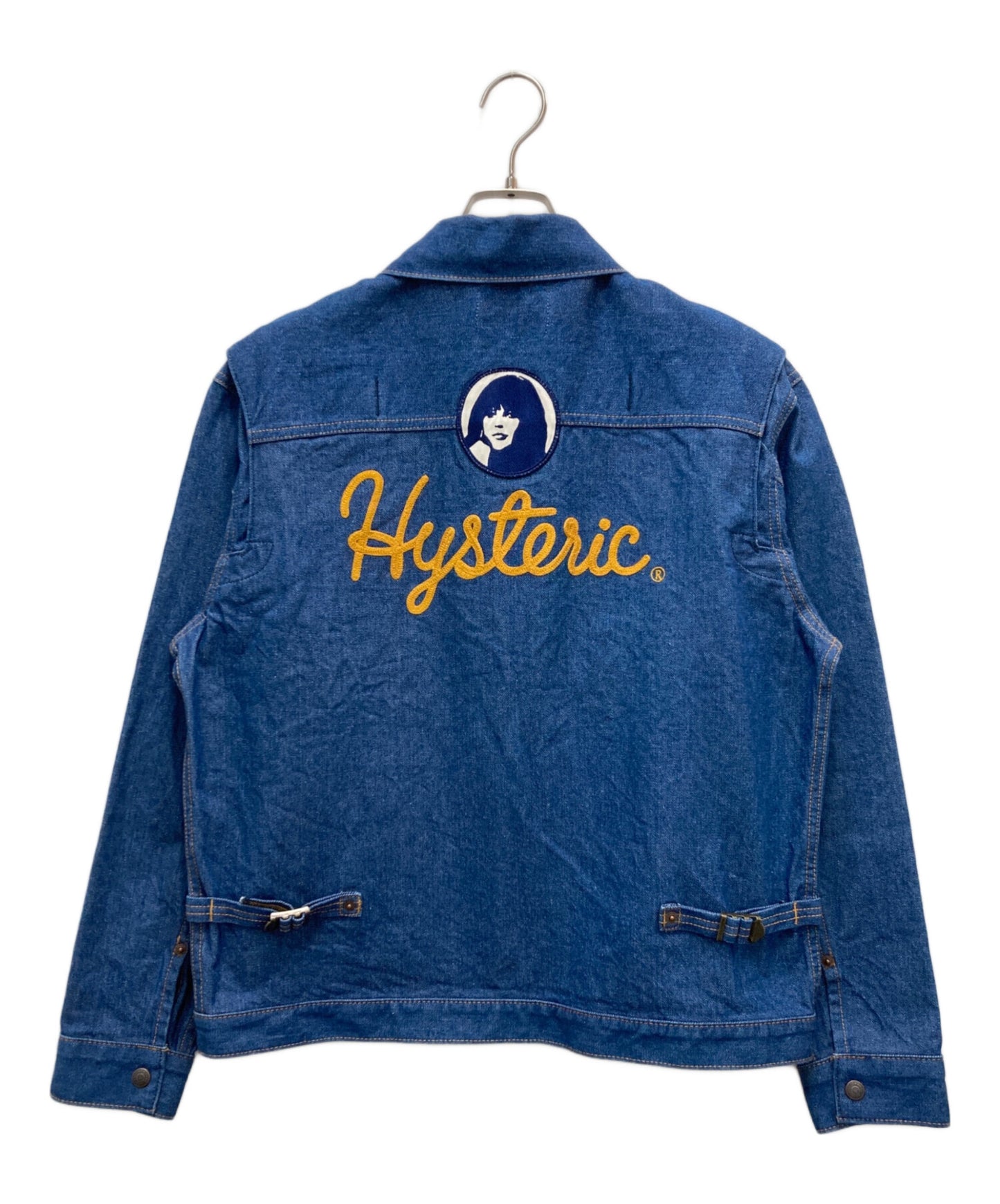 [Pre-owned] Hysteric Glamour Broken Denim Jacket 02231AB12