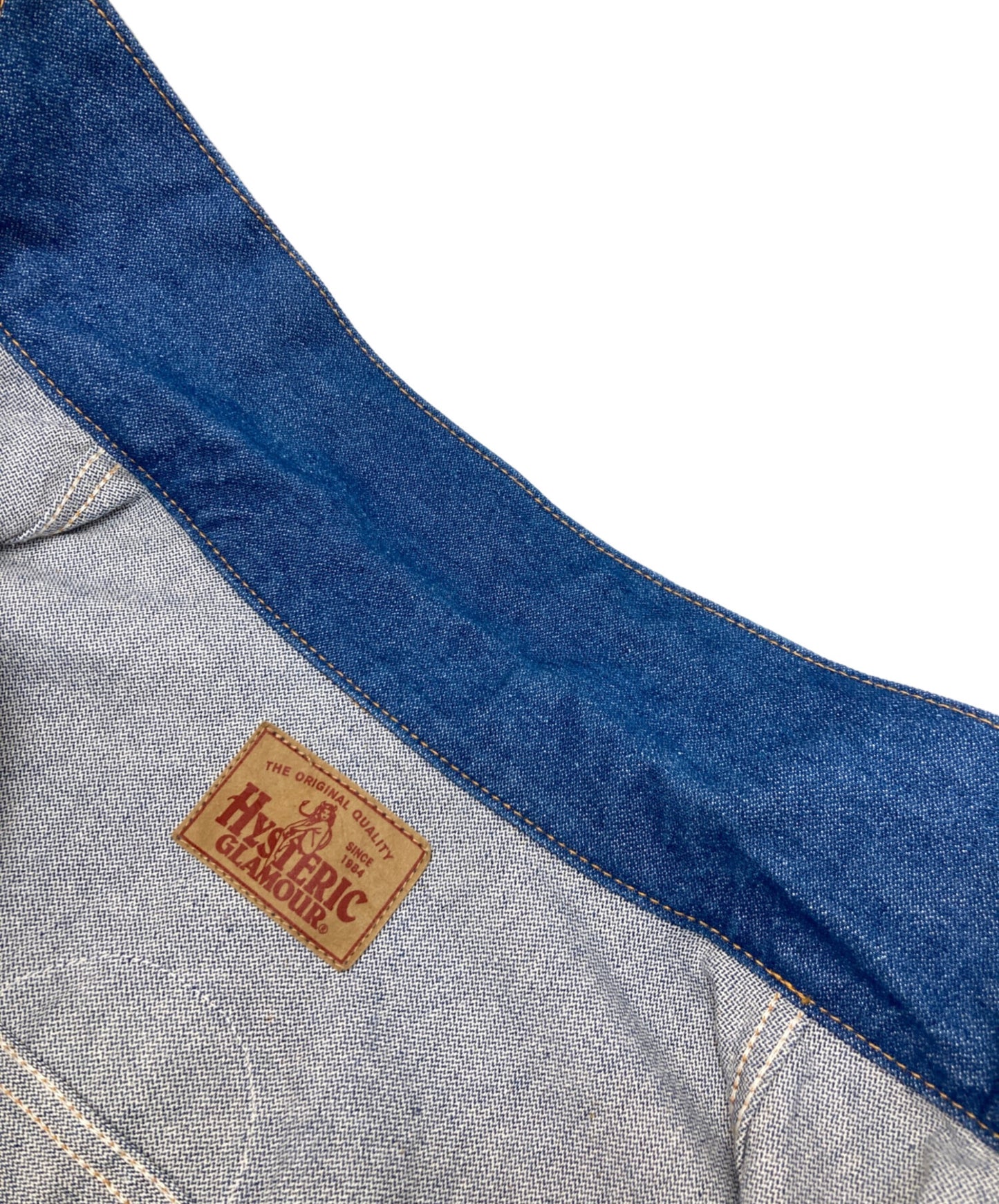 [Pre-owned] Hysteric Glamour Broken Denim Jacket 02231AB12