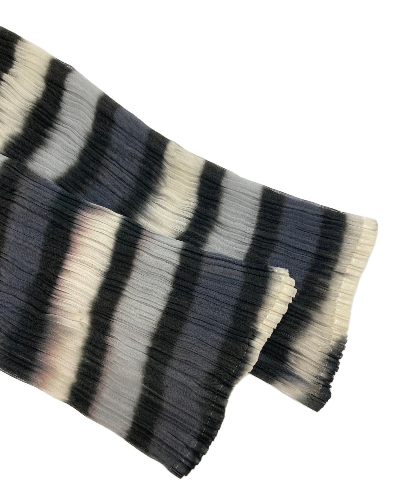 [Pre-owned] ISSEY MIYAKE FETE Pleated chiffon shirt IF72FJ237