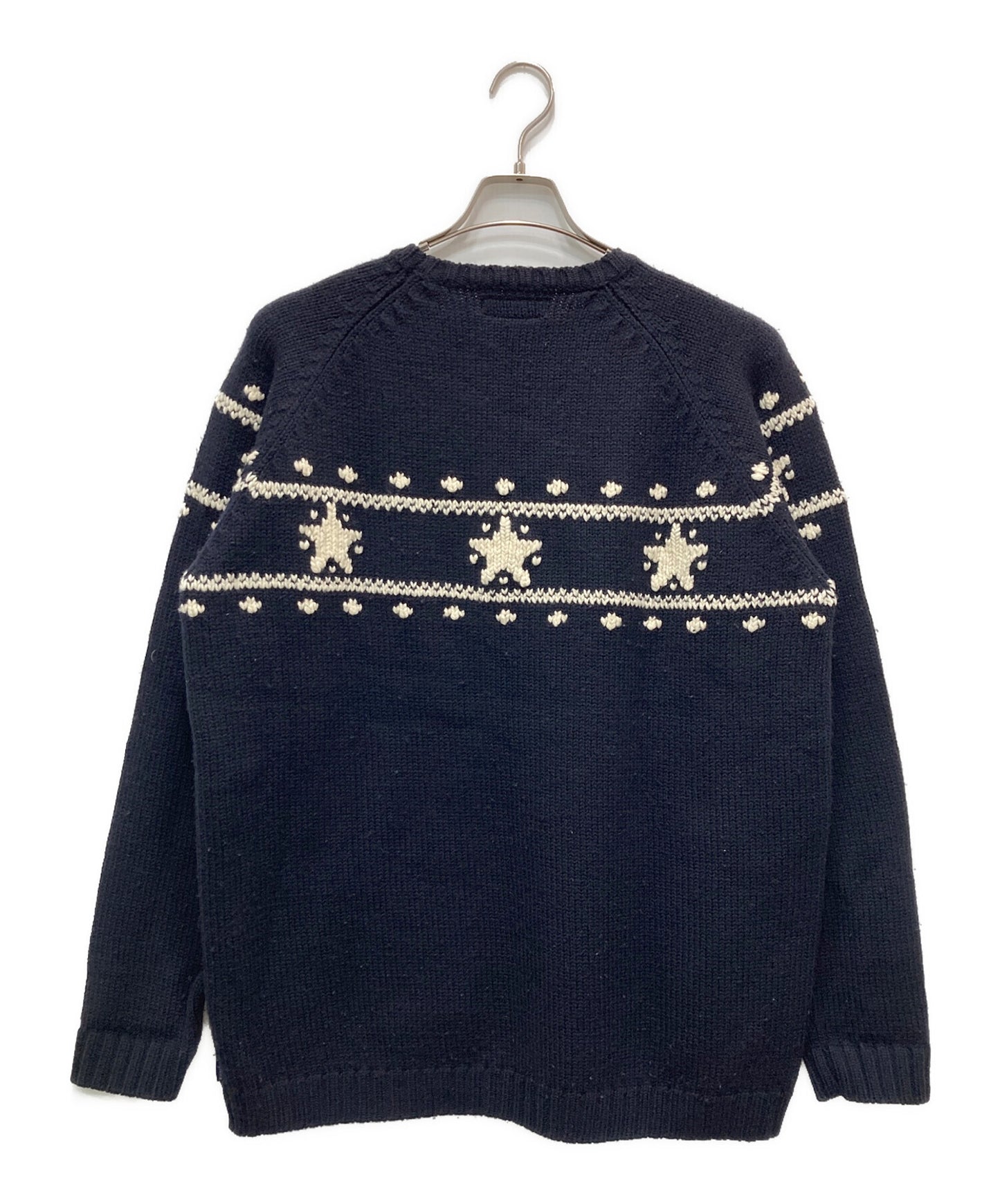 [Pre-owned] SUPREME Star Pattern Thick Knit Sweater