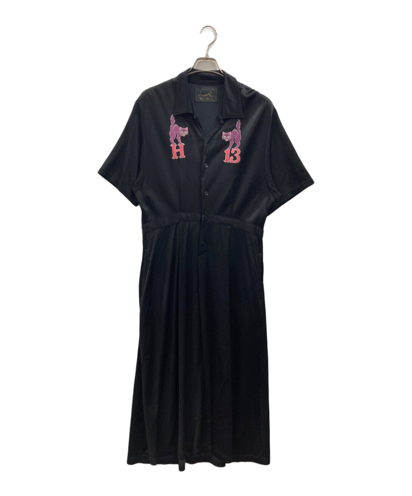 [Pre-owned] Hysteric Glamour H&13 CAT Embroidered Dress 01211CO10