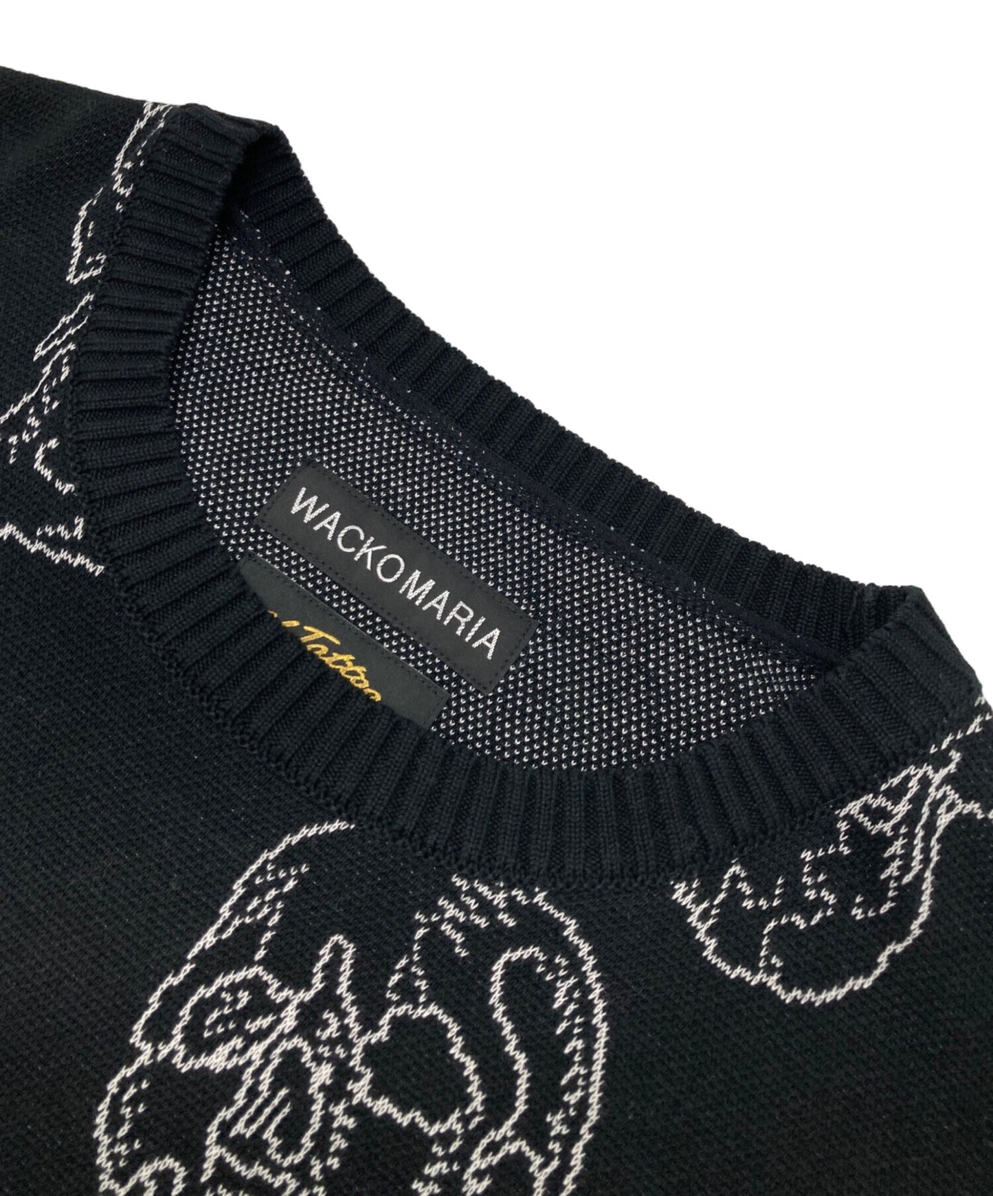 [Pre-owned] WACKO MARIA JACQUARD KNIT SWEATER