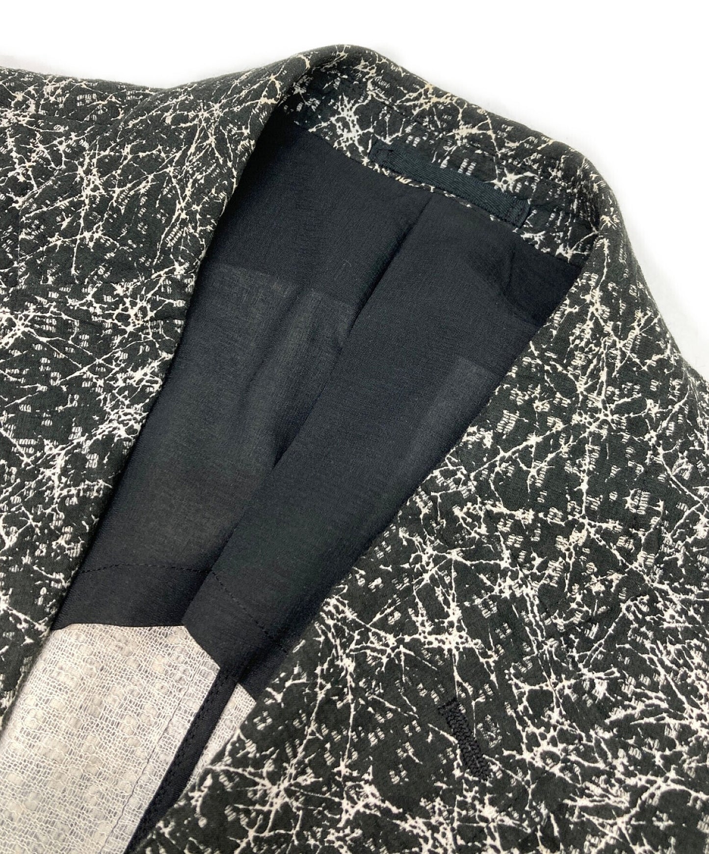 [Pre-owned] ISSEY MIYAKE MEN Tailored jacket with all-over pattern ME53FD146