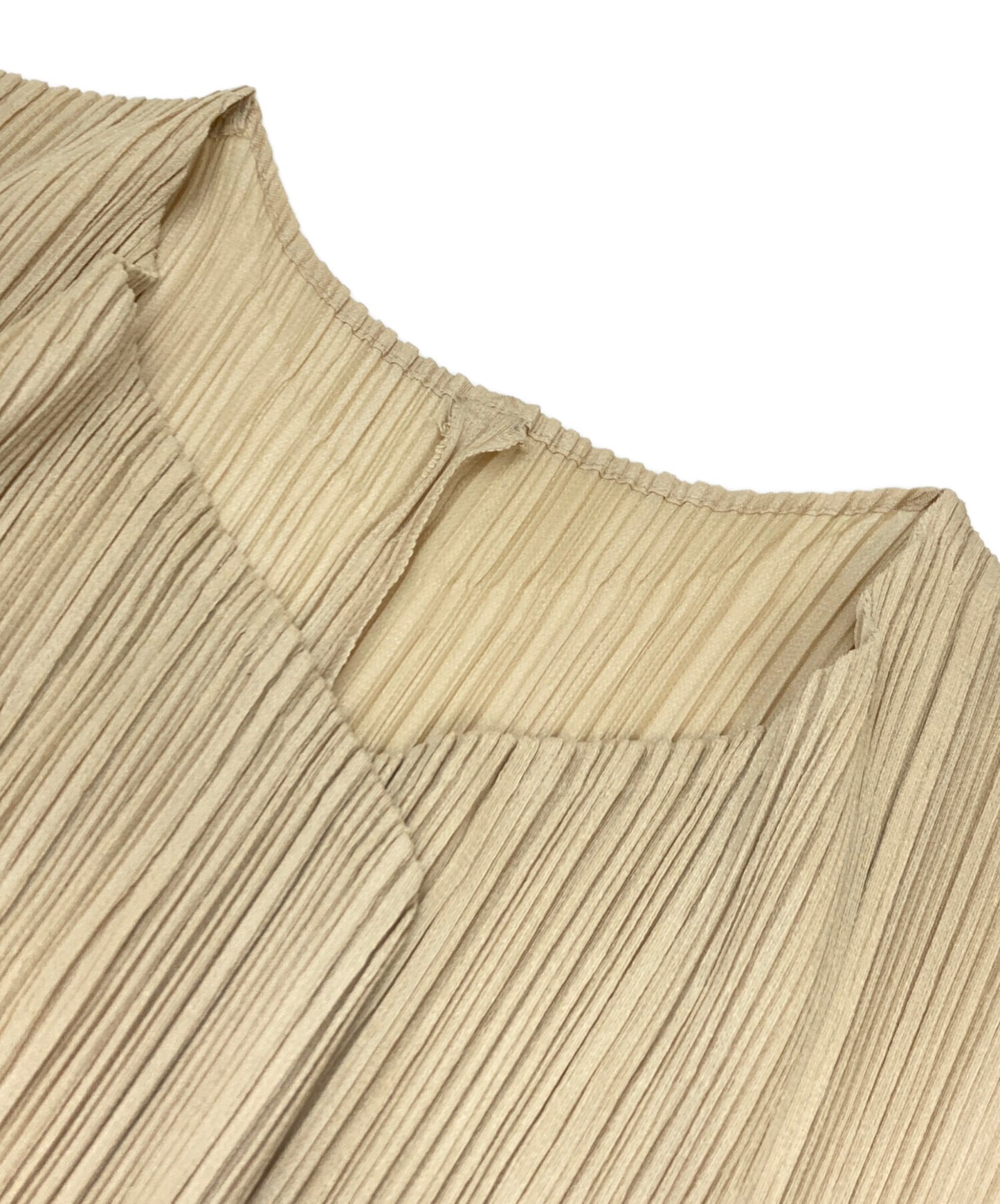 [Pre-owned] PLEATS PLEASE Pleated collarless jacket PP04-JD623