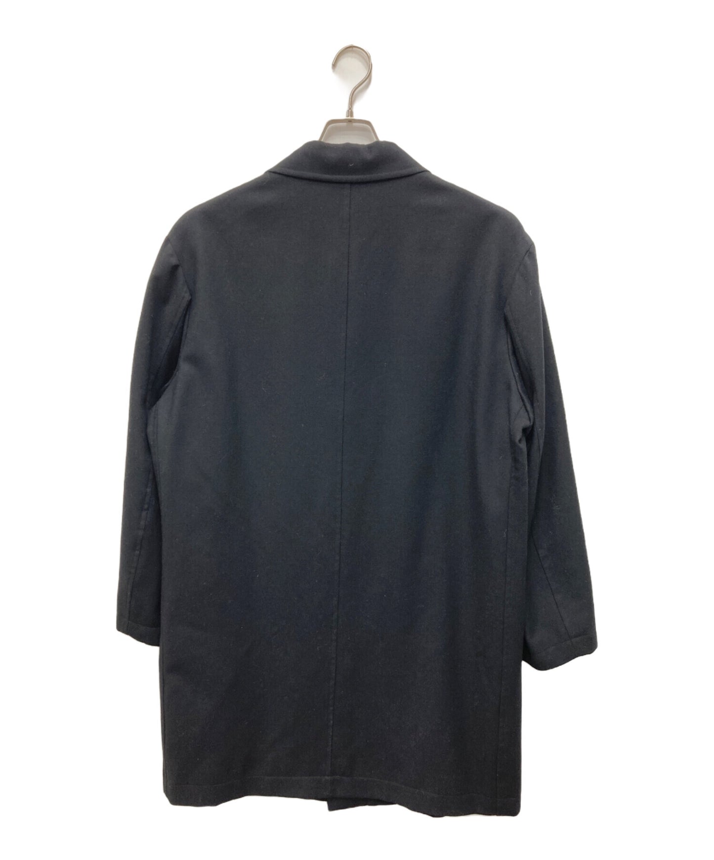 [Pre-owned] Yohji Yamamoto COSTUME D'HOMME Wool Zip Stencil Collar Coat HV-C81-165