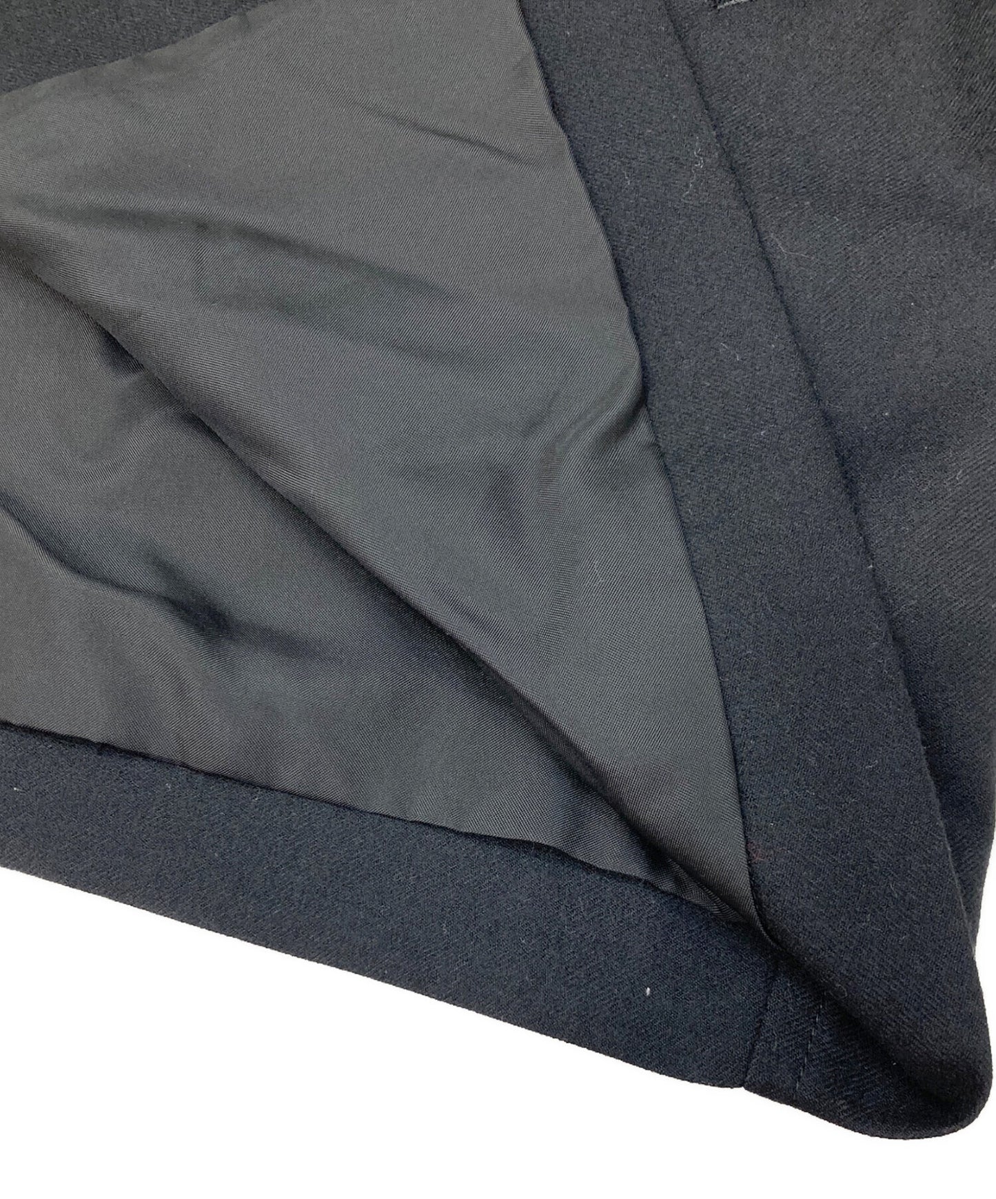 [Pre-owned] Yohji Yamamoto COSTUME D'HOMME Wool Zip Stencil Collar Coat HV-C81-165