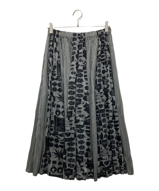 [Pre-owned] PLEATS PLEASE Long Skirt with Pattern Changes PP63-JG786