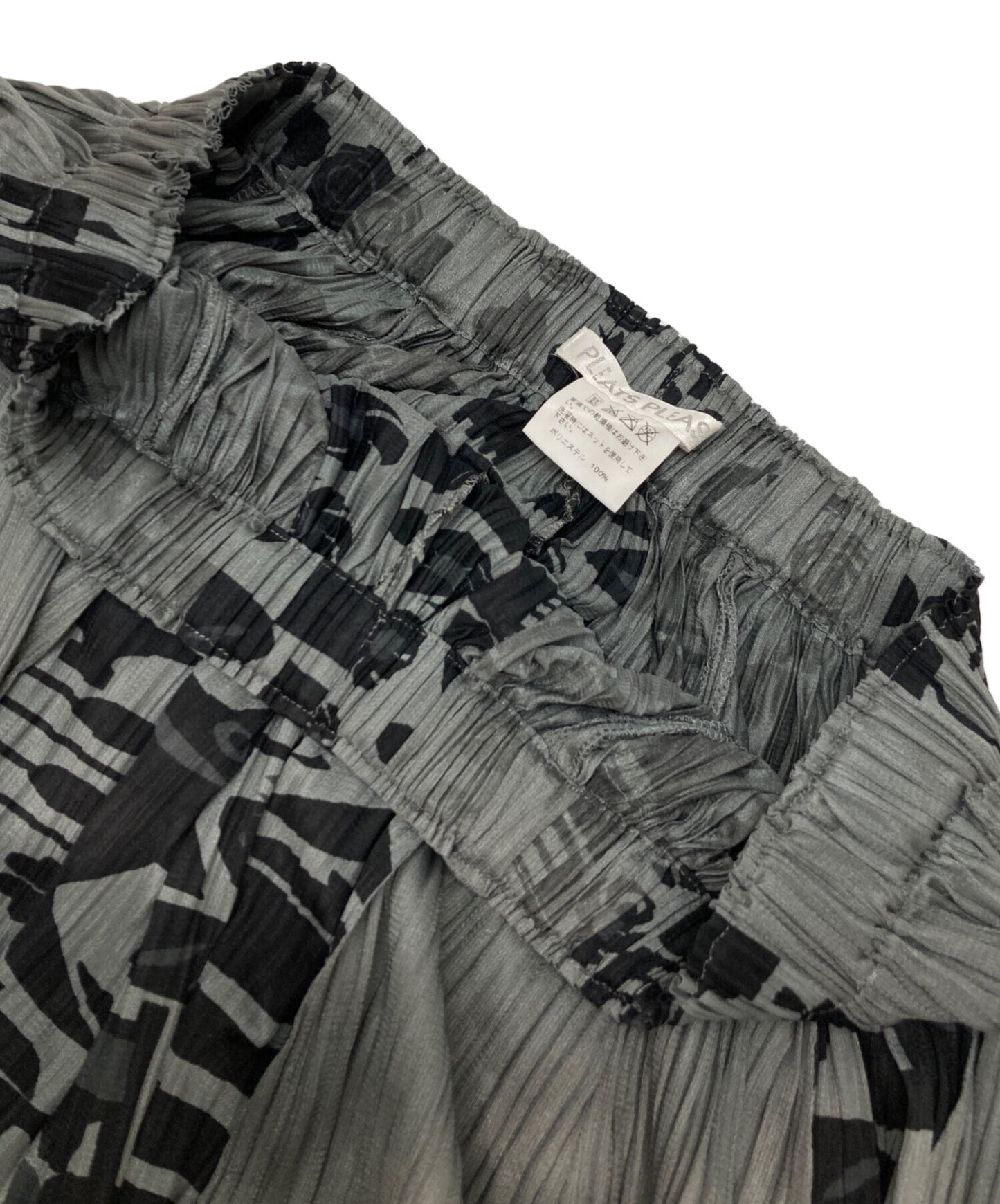 [Pre-owned] PLEATS PLEASE Long Skirt with Pattern Changes PP63-JG786