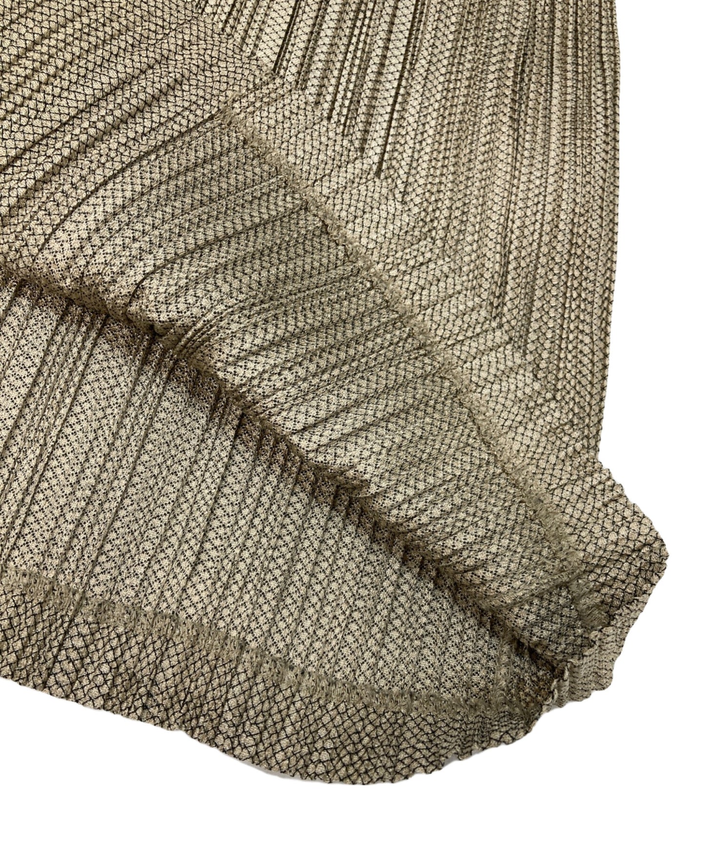 [Pre-owned] PLEATS PLEASE Pleated Zip-Up Shirt PP83-JC646
