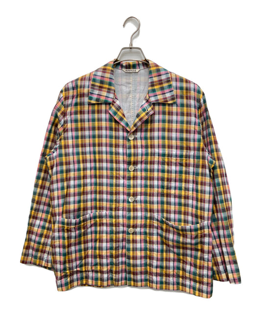 [Pre-owned] AURALEE GIZA LIGHTWEIGHT DOUBLE-CLOTH BLOUSON A22SB04GN