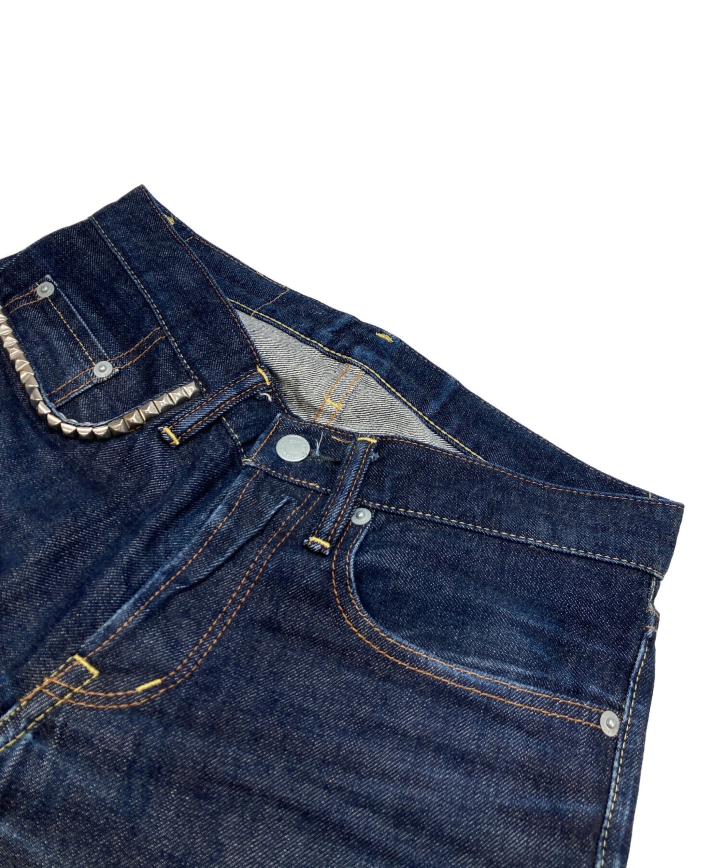 [Pre-owned] Hysteric Glamour Studded Selvage Denim Pants 0222AP07