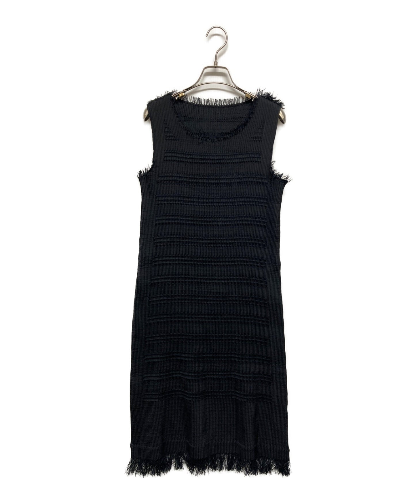 [Pre-owned] ISSEY MIYAKE Fringe Pleated Dress IM83FH028