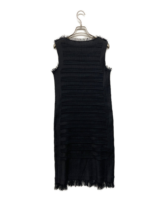 [Pre-owned] ISSEY MIYAKE Fringe Pleated Dress IM83FH028