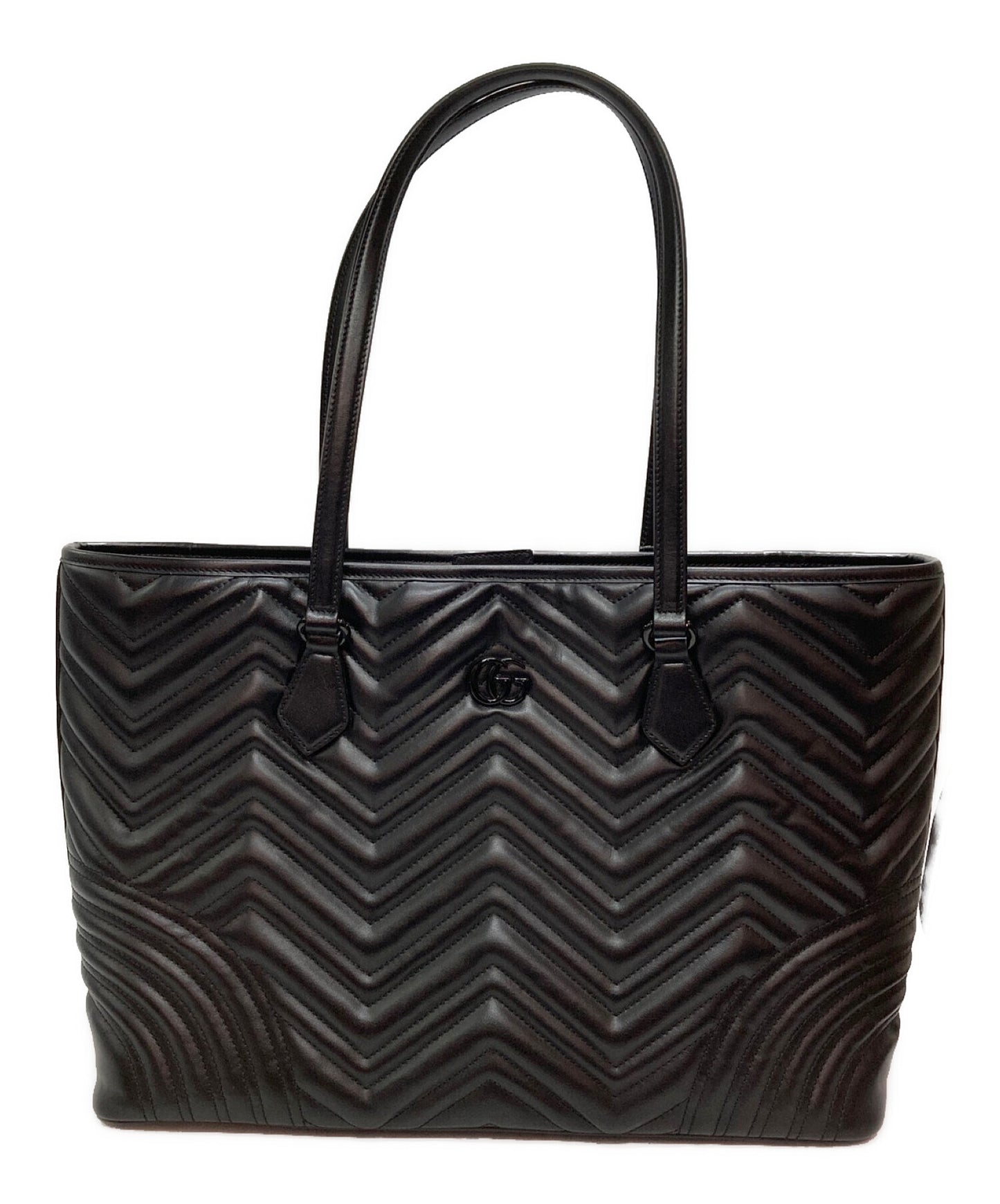 [Pre-owned] GUCCI GG Marmont] Quilted large tote bag 739684