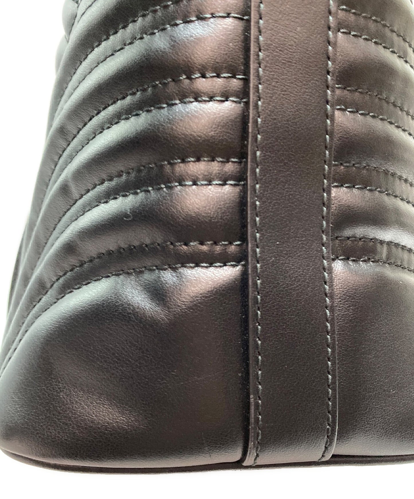 [Pre-owned] GUCCI GG Marmont] Quilted large tote bag 739684