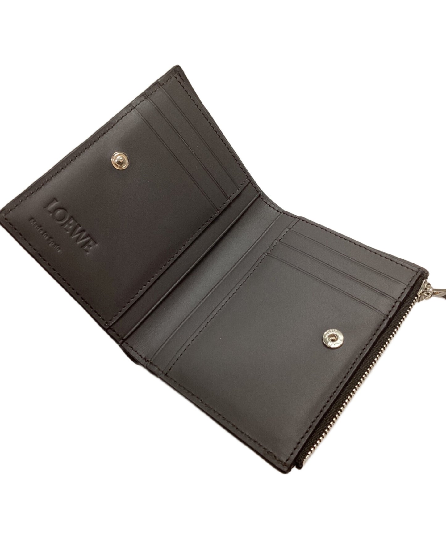 [Pre-owned] LOEWE Puzzle Slim compact wallet C510W73X02