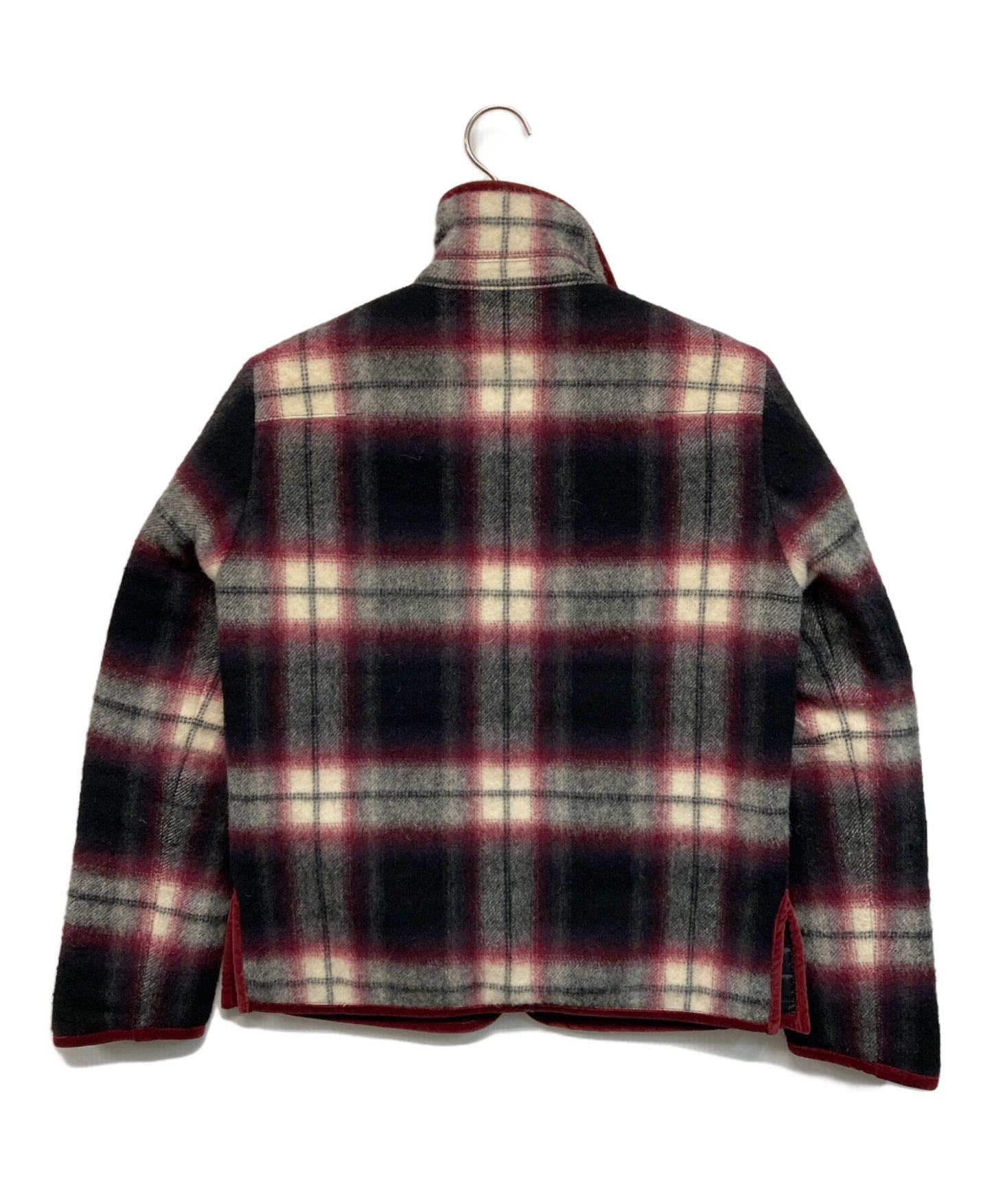 [Pre-owned] NUMBER (N)INE Check & Quilted Reversible Jacket NNJ-F913