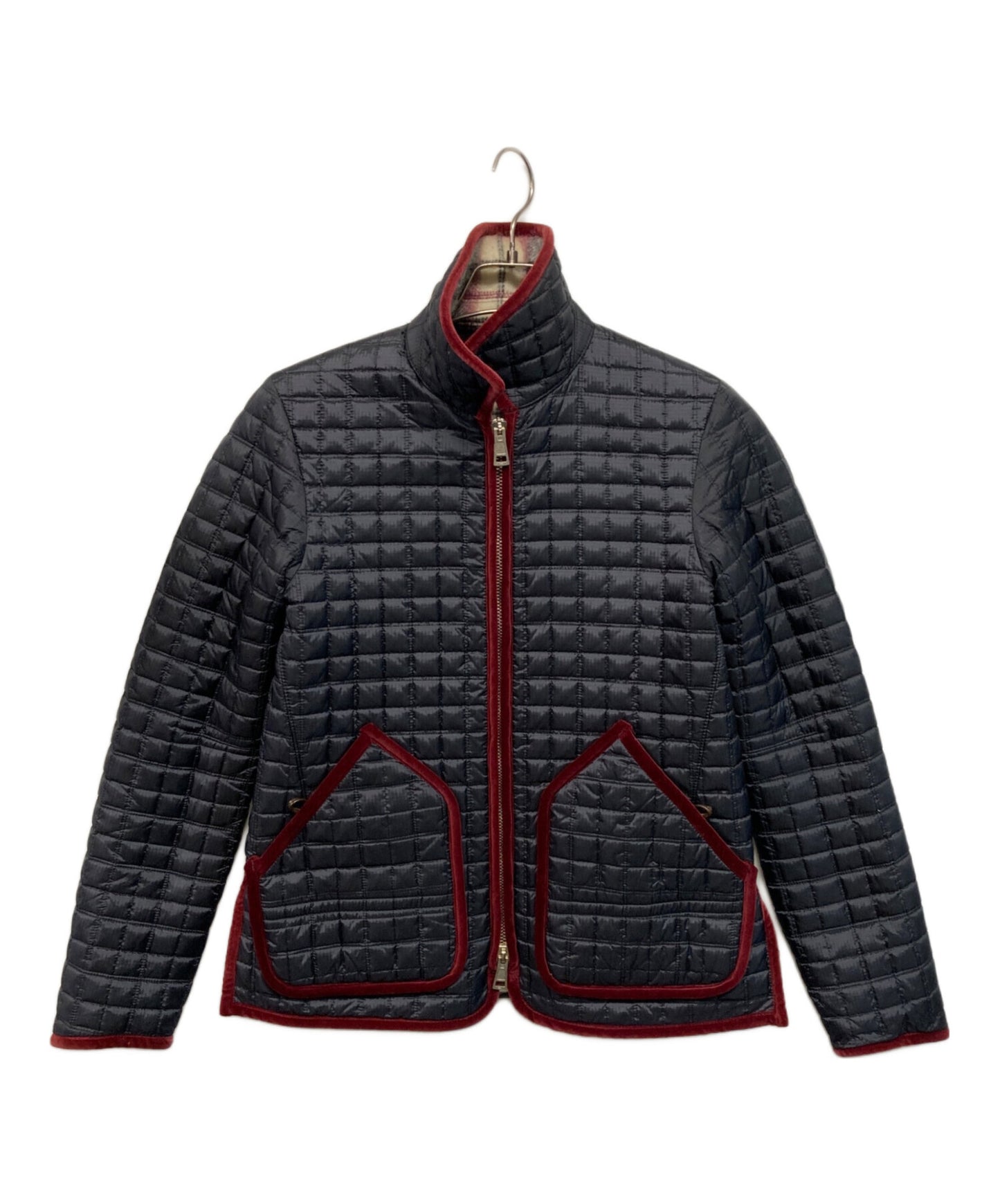 [Pre-owned] NUMBER (N)INE Check & Quilted Reversible Jacket NNJ-F913