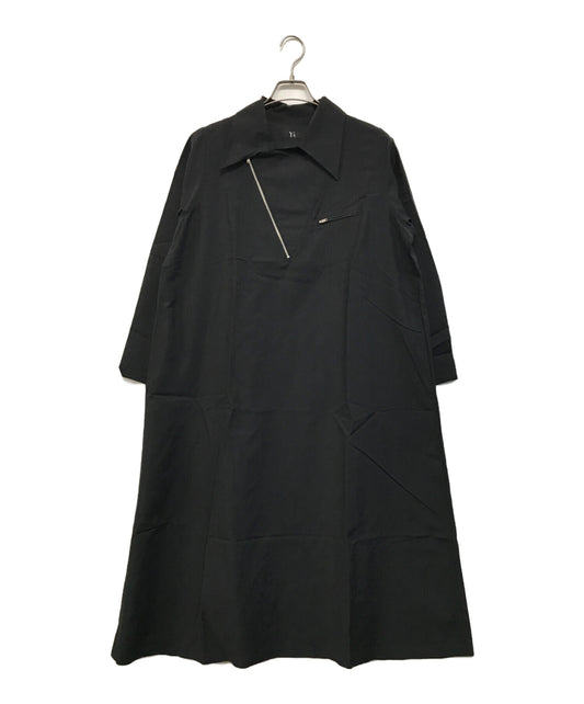 [Pre-owned] Y's Neck Zip Pullover Shirt Dress YT-D07-102