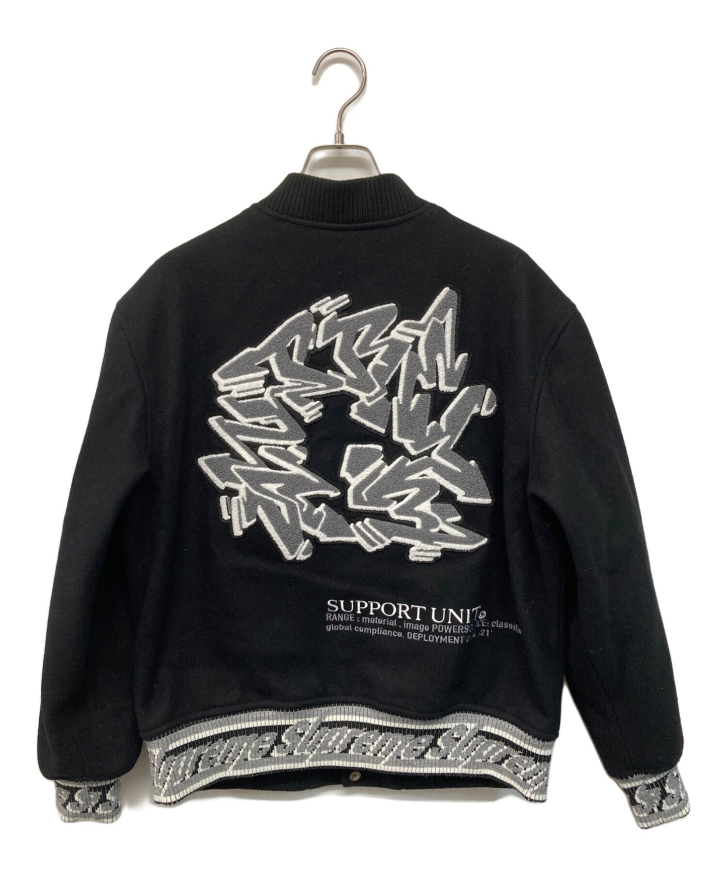 [Pre-owned] SUPREME Support Unit Varsity Jacket