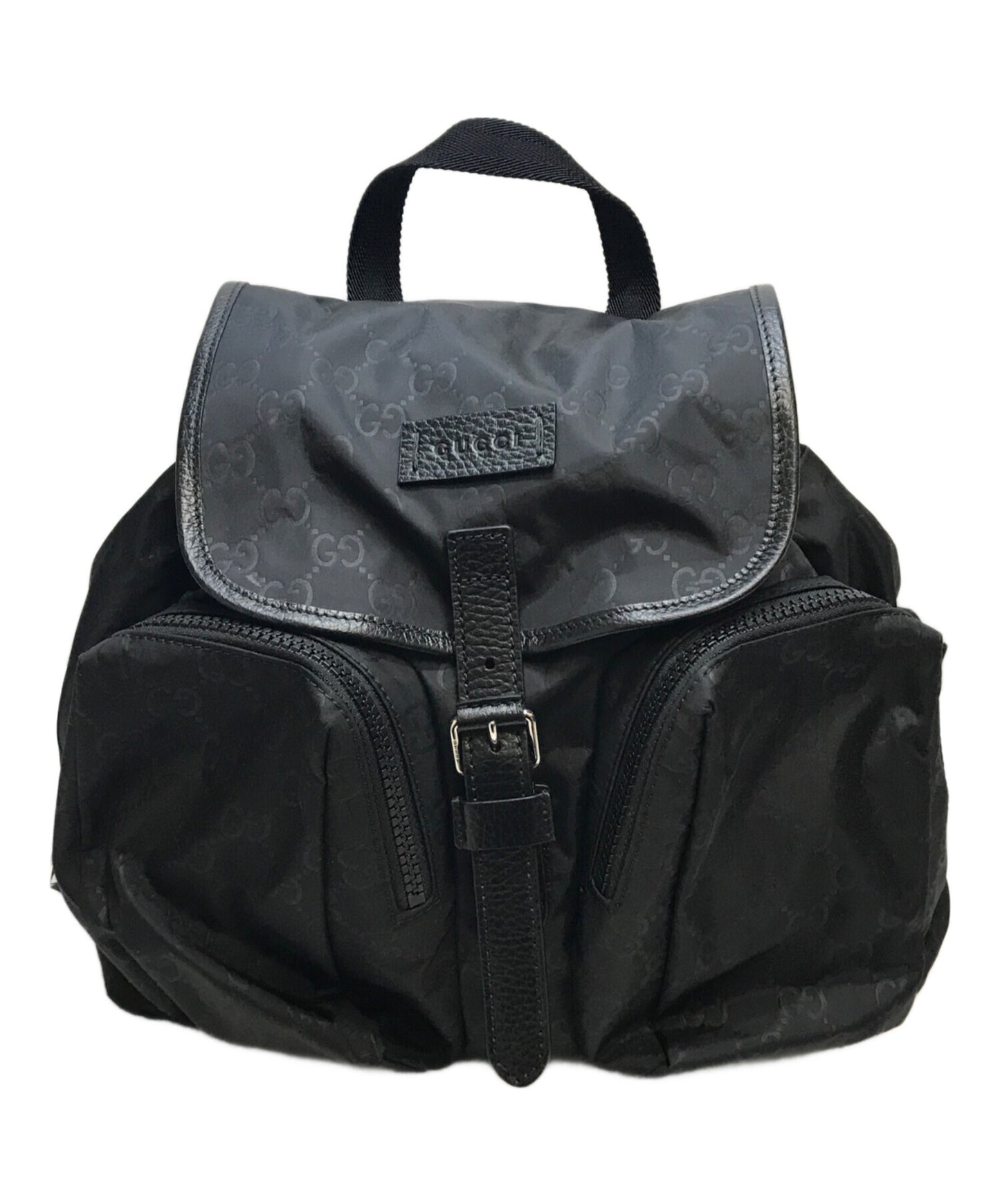 [Pre-owned] GUCCI GG Pattern Nylon Backpack 510343