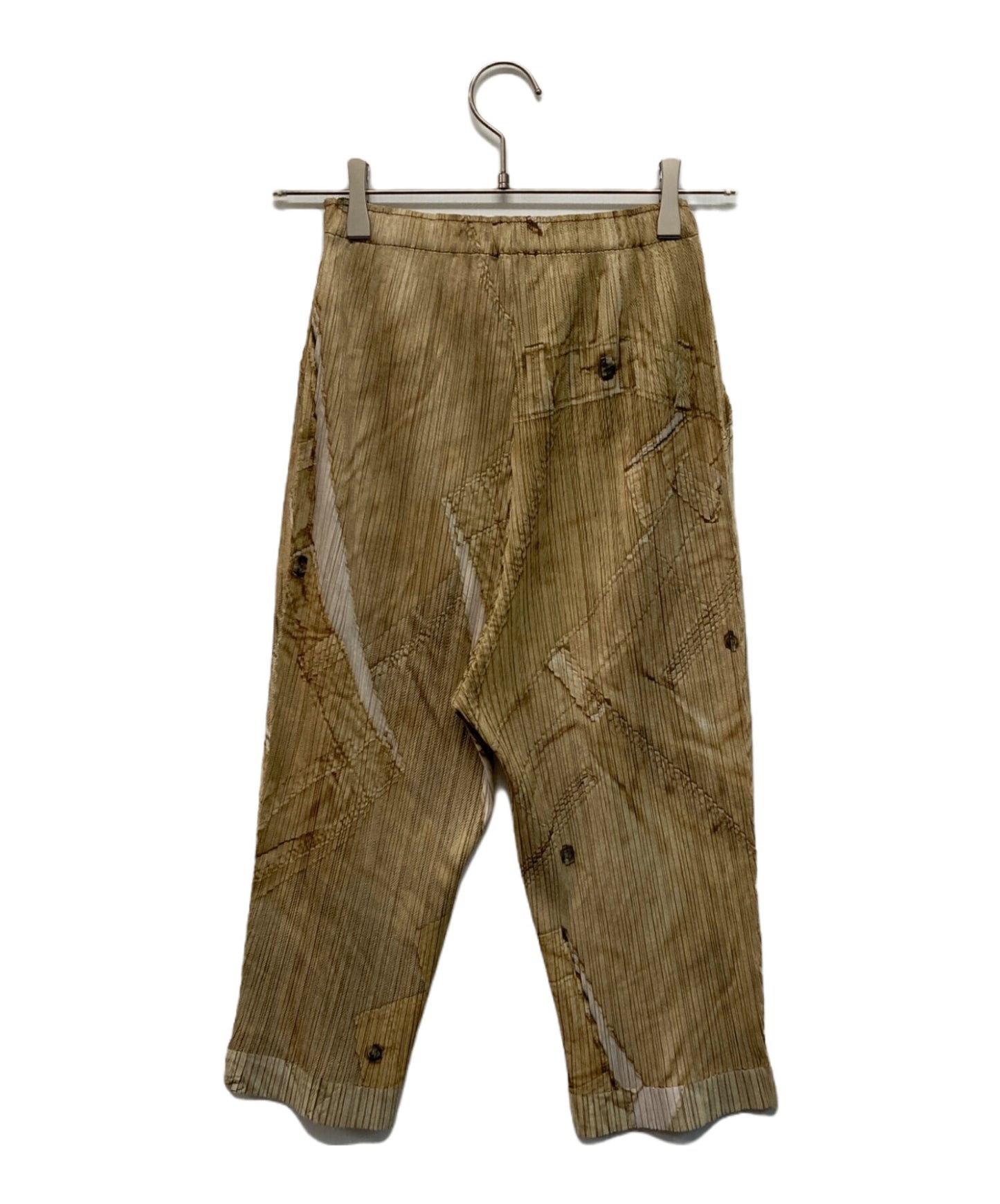 [Pre-owned] PLEATS PLEASE 7-quarter length pleated pants PP21-JF762