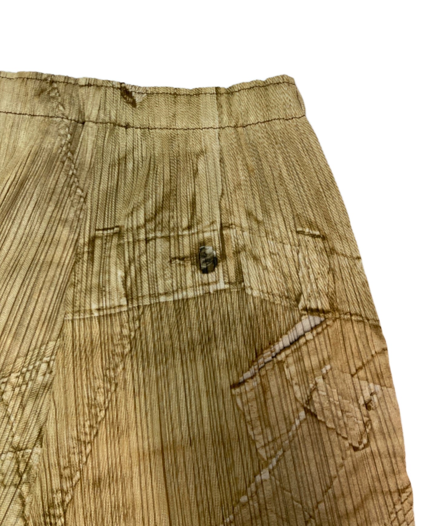 [Pre-owned] PLEATS PLEASE 7-quarter length pleated pants PP21-JF762