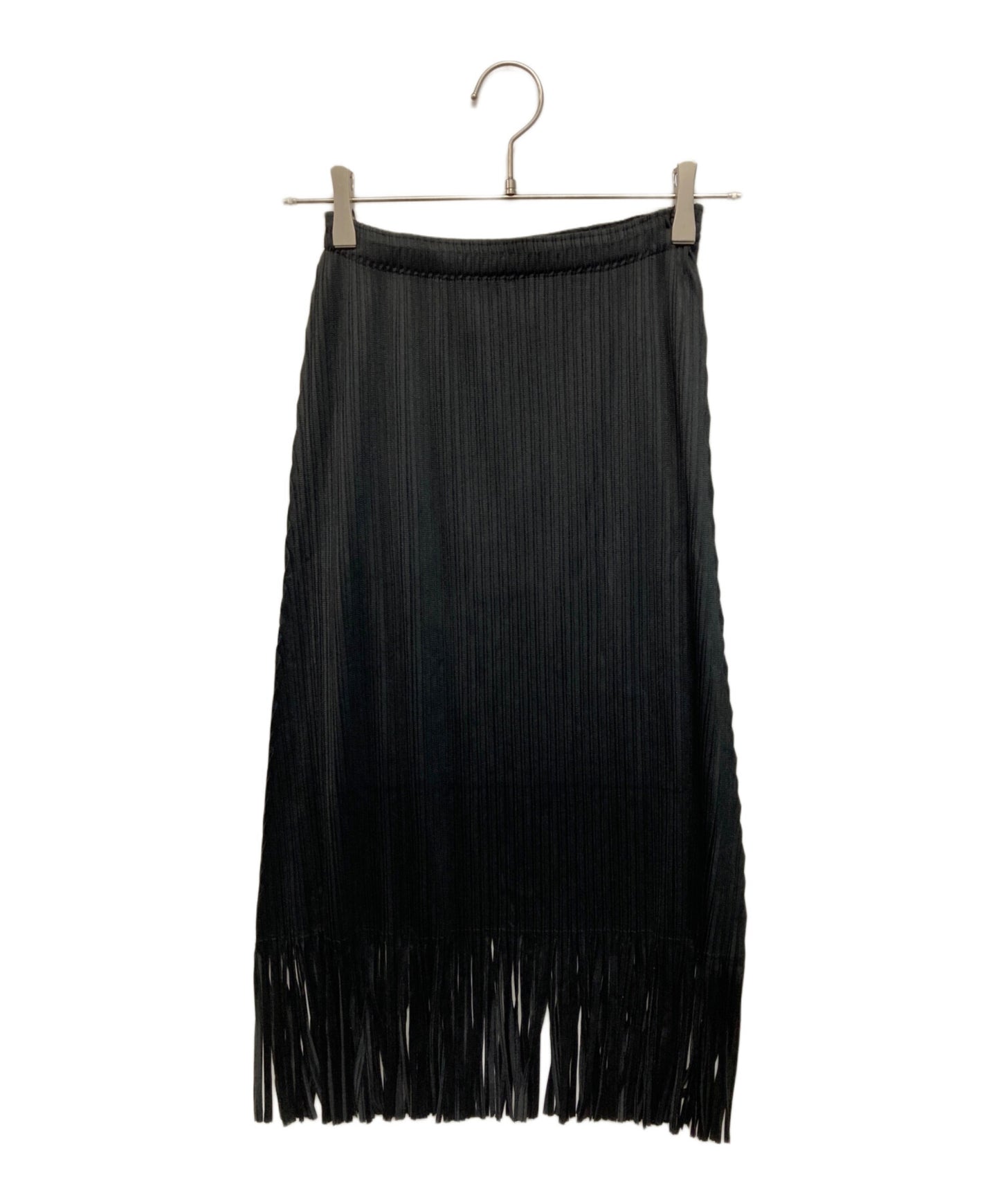 [Pre-owned] PLEATS PLEASE Pleated Fringe Skirt PP31-JG551