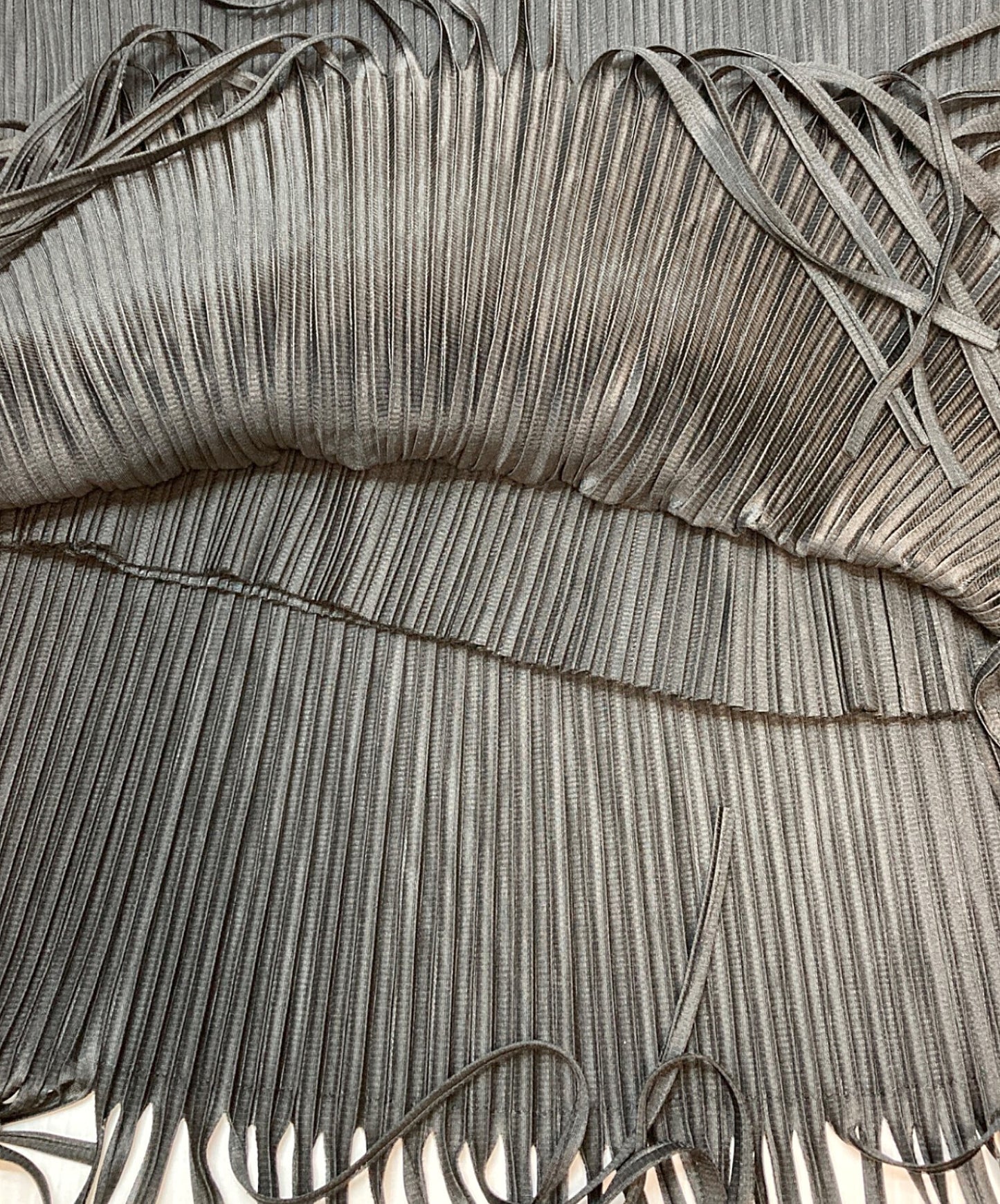 [Pre-owned] PLEATS PLEASE Pleated Fringe Skirt PP31-JG551