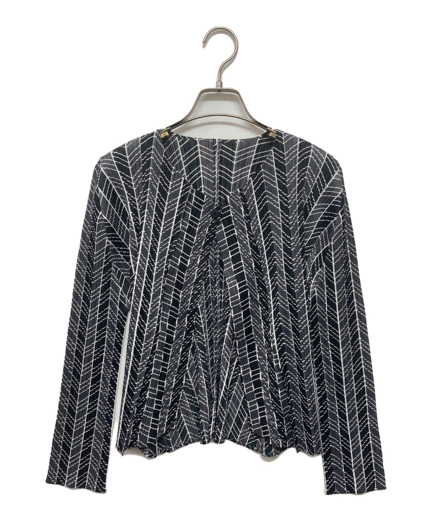 [Pre-owned] PLEATS PLEASE pleated cardigan PP13-JO635