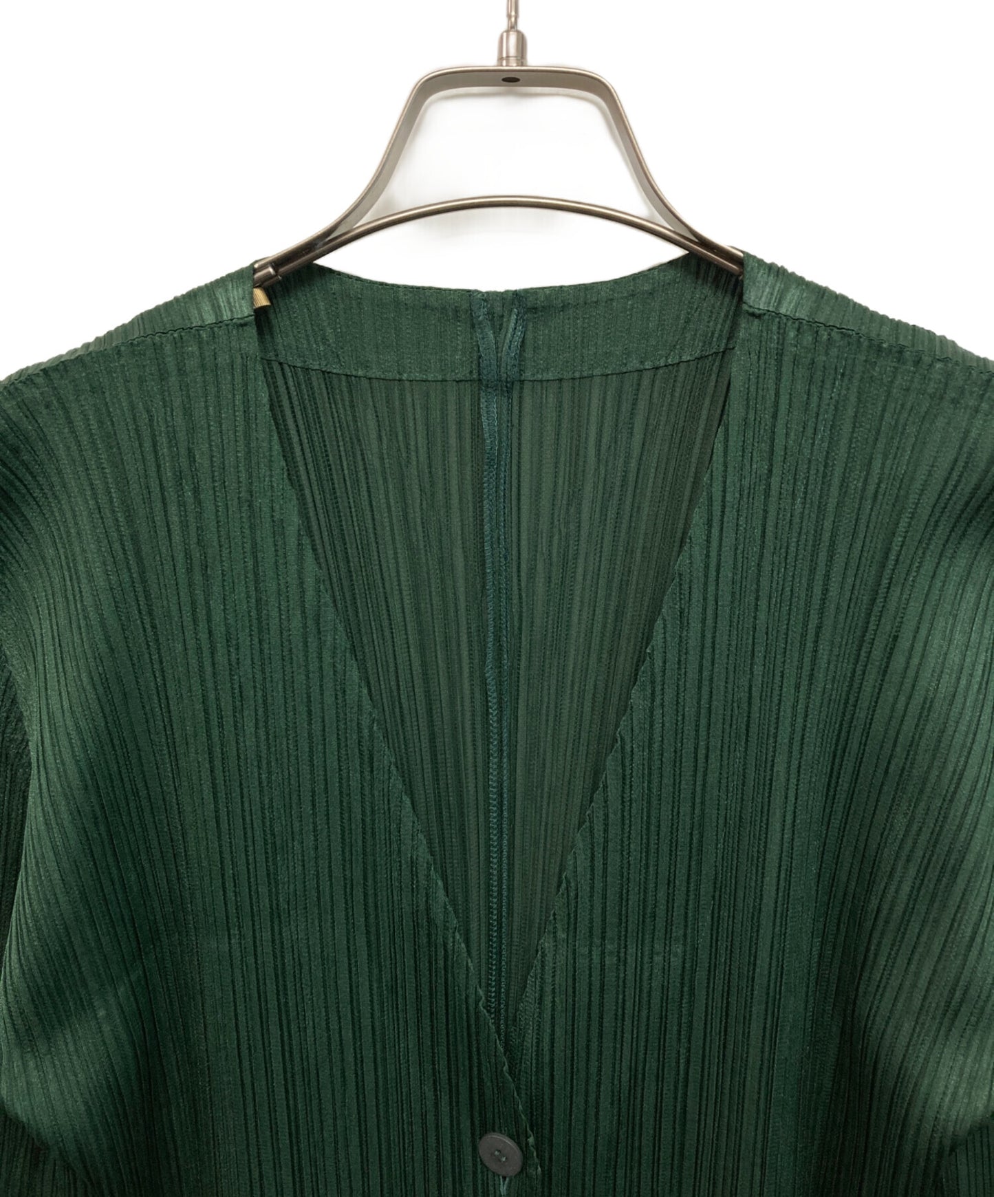 [Pre-owned] PLEATS PLEASE Pleated long cardigan PP73-EN204