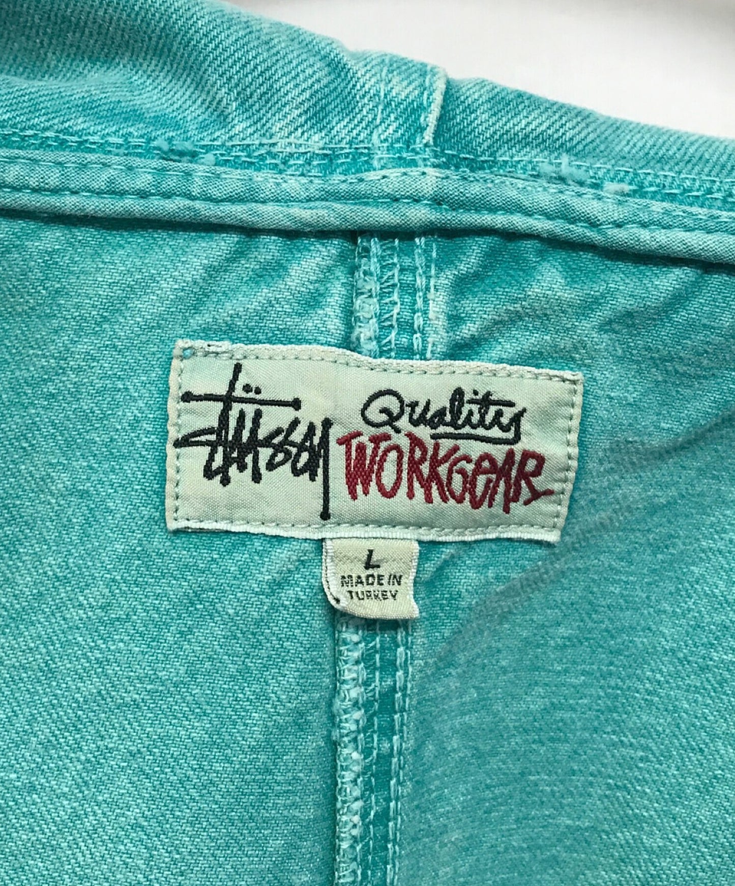 [Pre-owned] stussy Spray Dye Hooded Work Jacket 115705