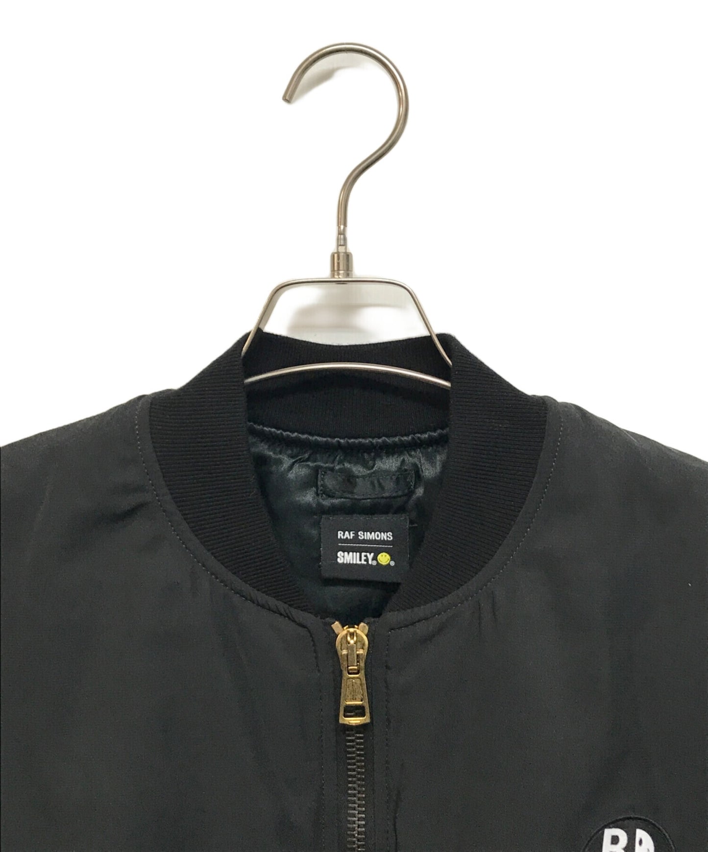 [Pre-owned] RAF SIMONS BOMBER JACKET WITH PRINT AND BADGE 224-621