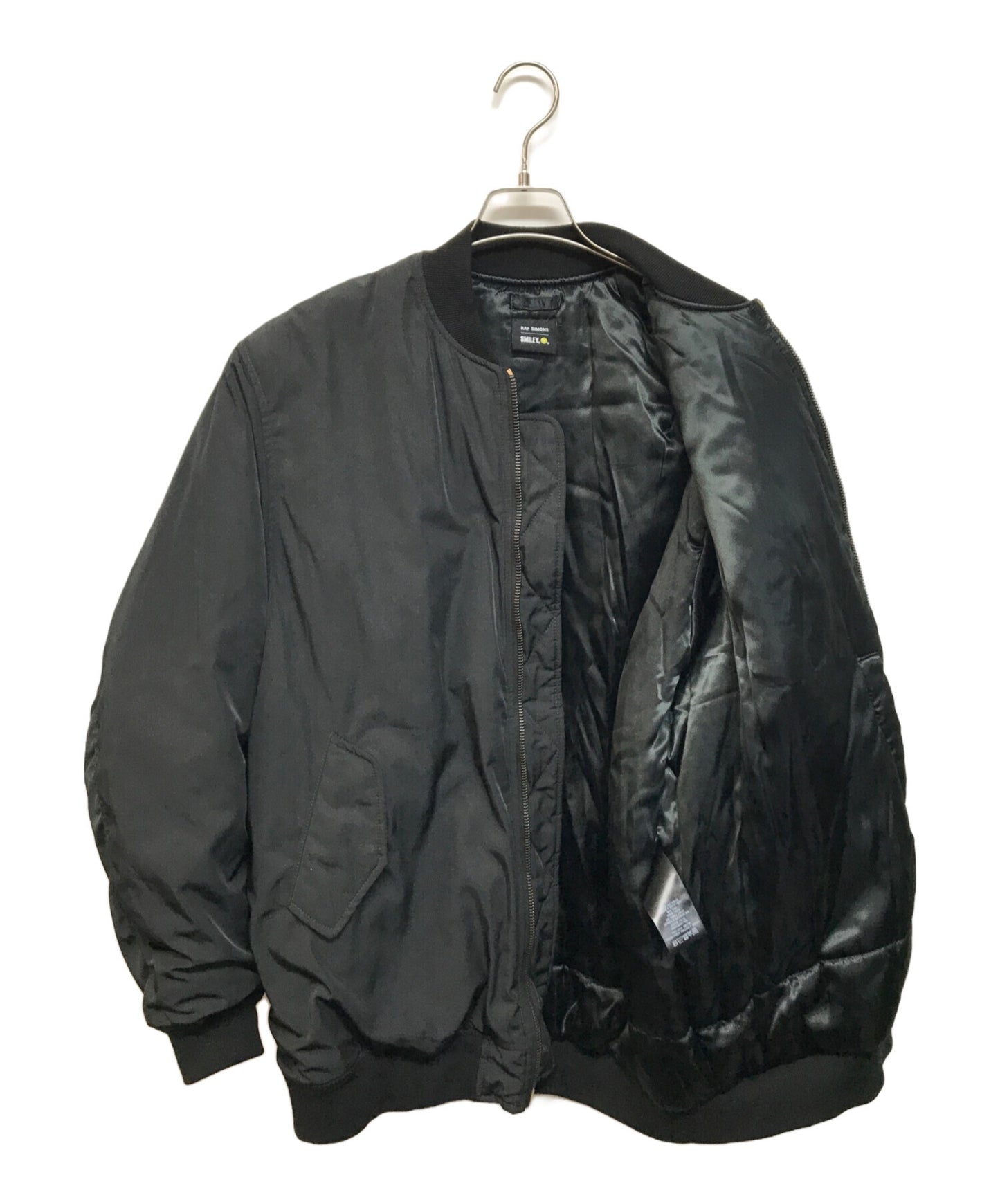 [Pre-owned] RAF SIMONS BOMBER JACKET WITH PRINT AND BADGE 224-621