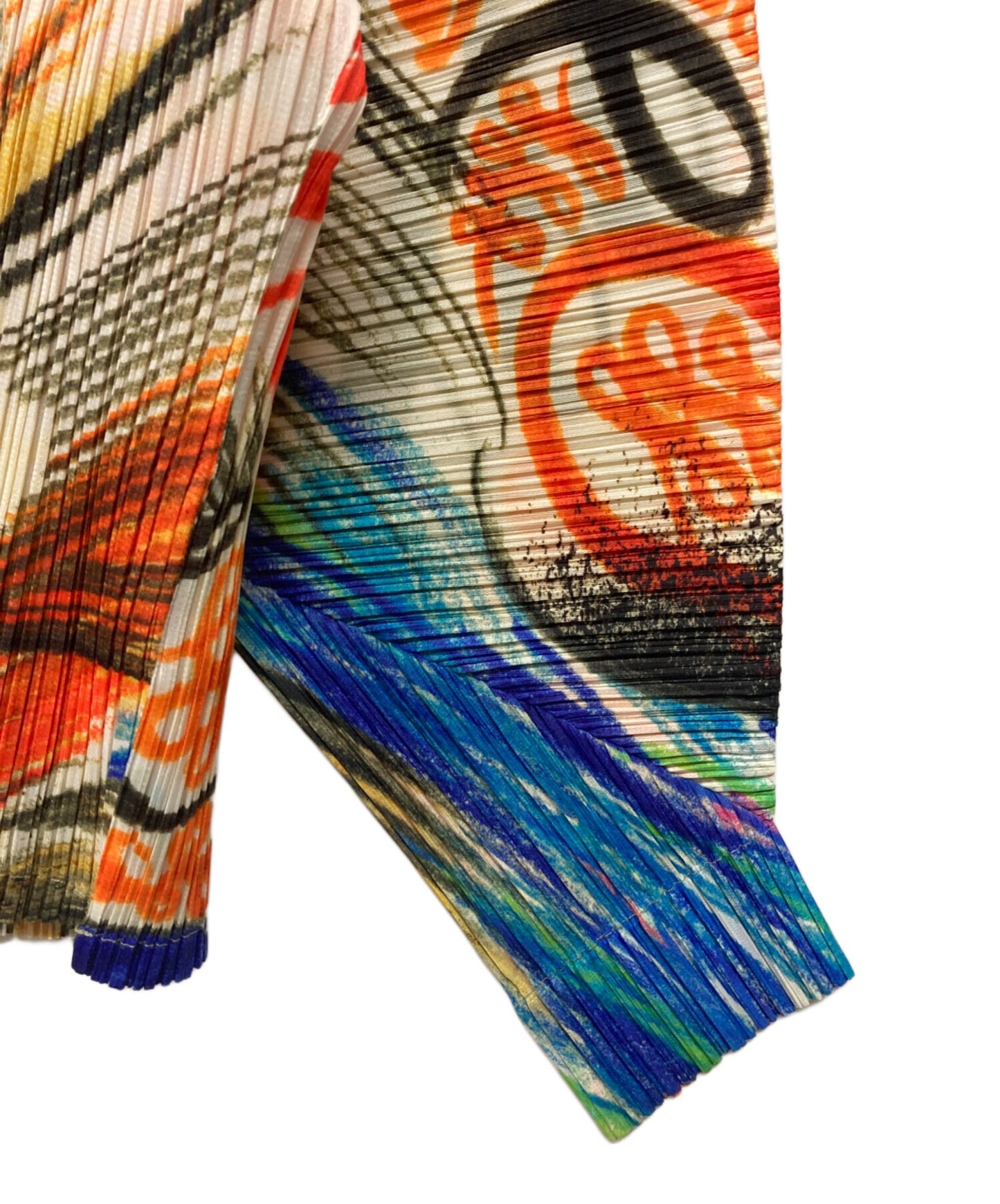 [Pre-owned] PLEATS PLEASE Multi-colored pleated cut and sewn PP21-JK671