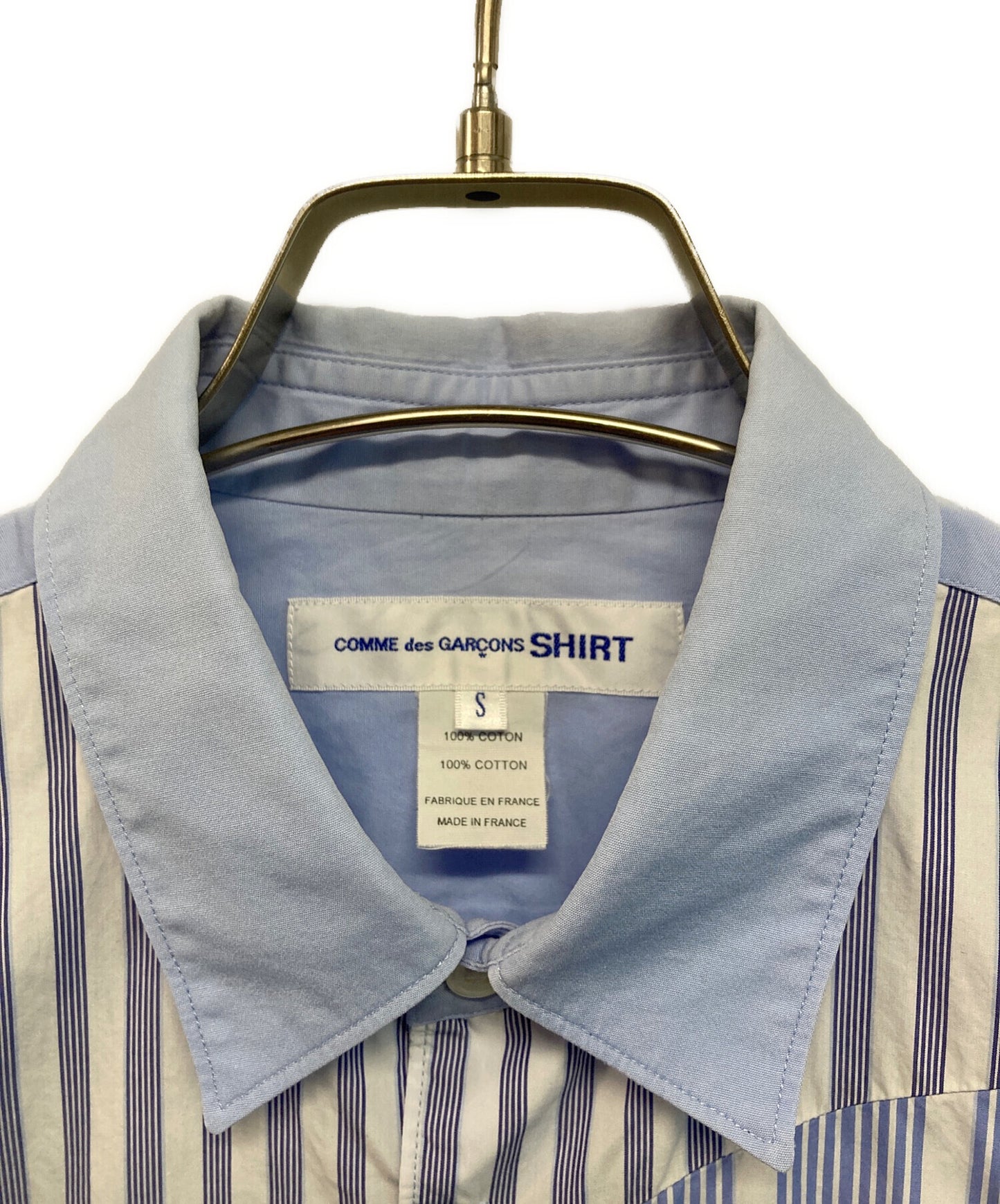 [Pre-owned] COMME des GARCONS striped shirt S28057