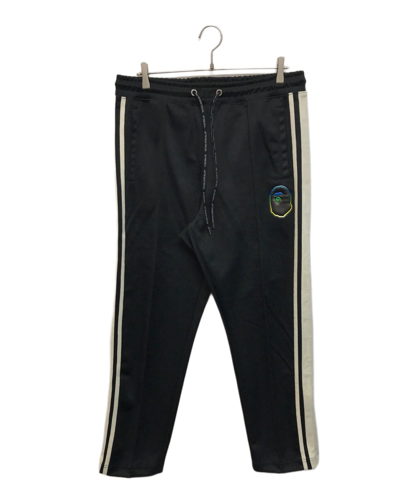 [Pre-owned] A BATHING APE LUX SPORT PATTERN JAQUARD TRACK PANTS 001ptj301054i