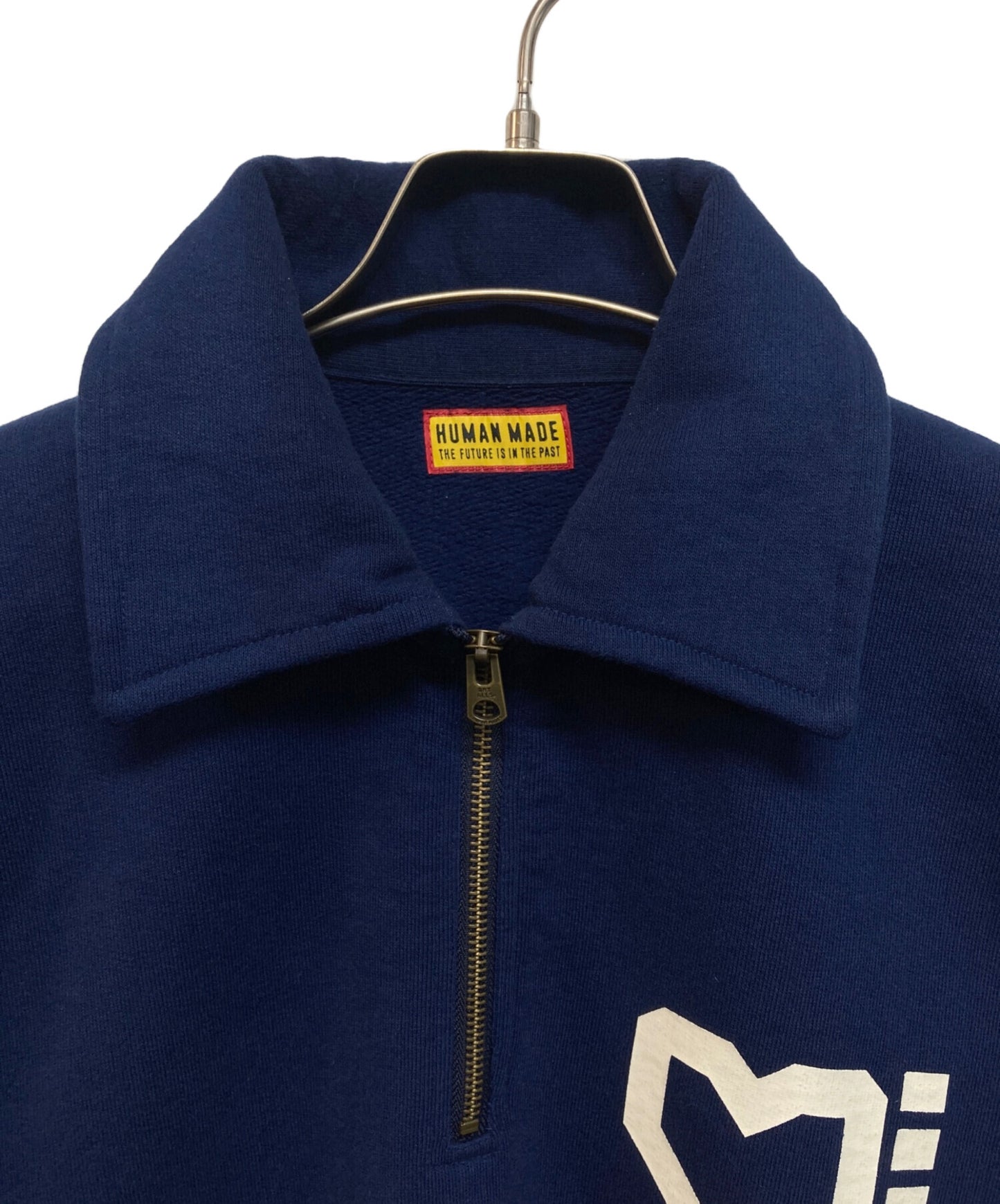 [Pre-owned] HUMAN MADE HALF-ZIP SWEATSHIRT HM29CS007