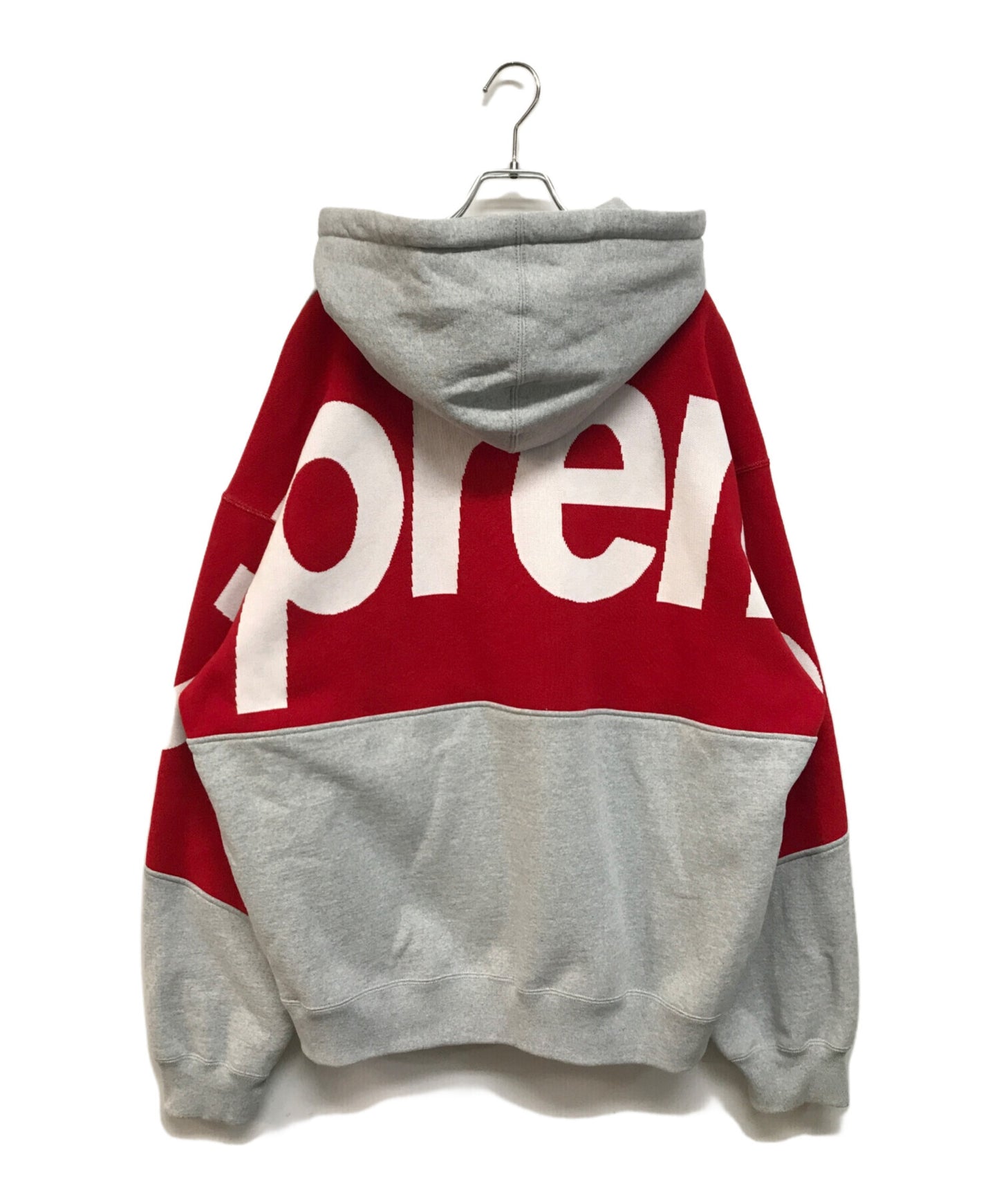 [Pre-owned] SUPREME Big Logo Jacquard Hooded Sweatshirt