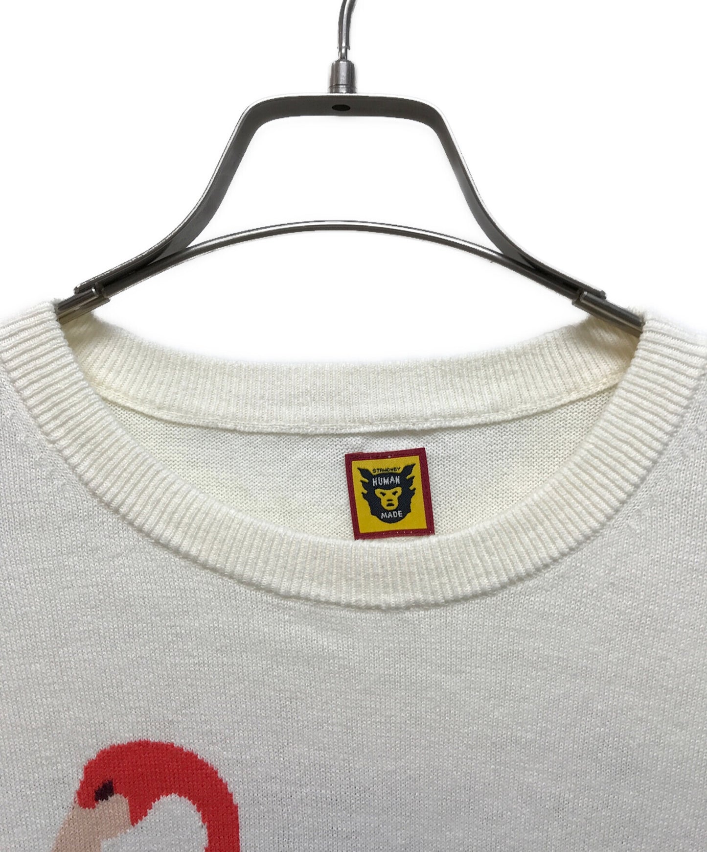 [Pre-owned] HUMAN MADE FLAMINGO KNIT SWEATER HM25CS004