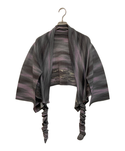 [Pre-owned] ISSEY MIYAKE FETE pleated cardigan IF64FD725