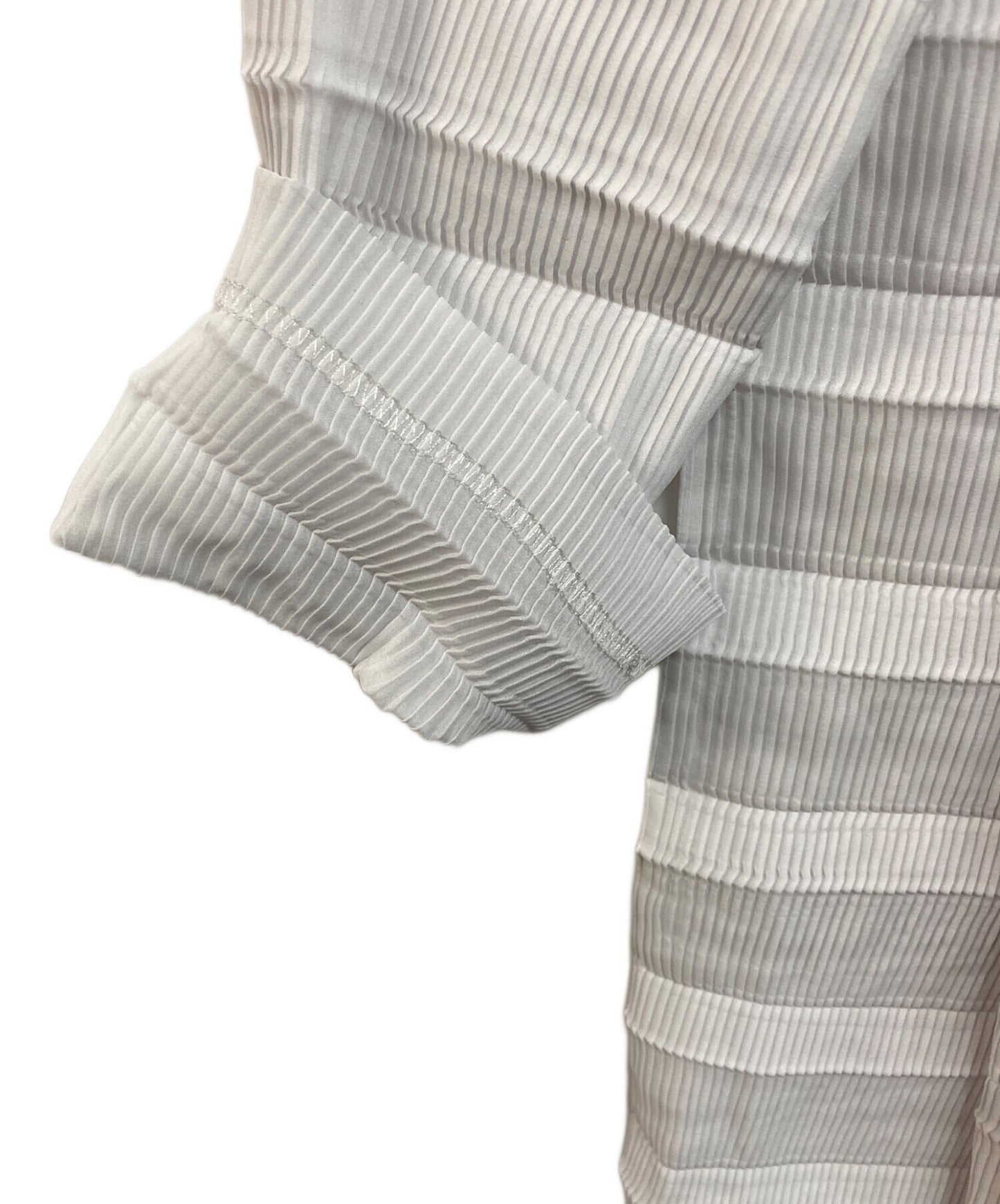 [Pre-owned] ISSEY MIYAKE FETE Pleated long cardigan IF52FJ317