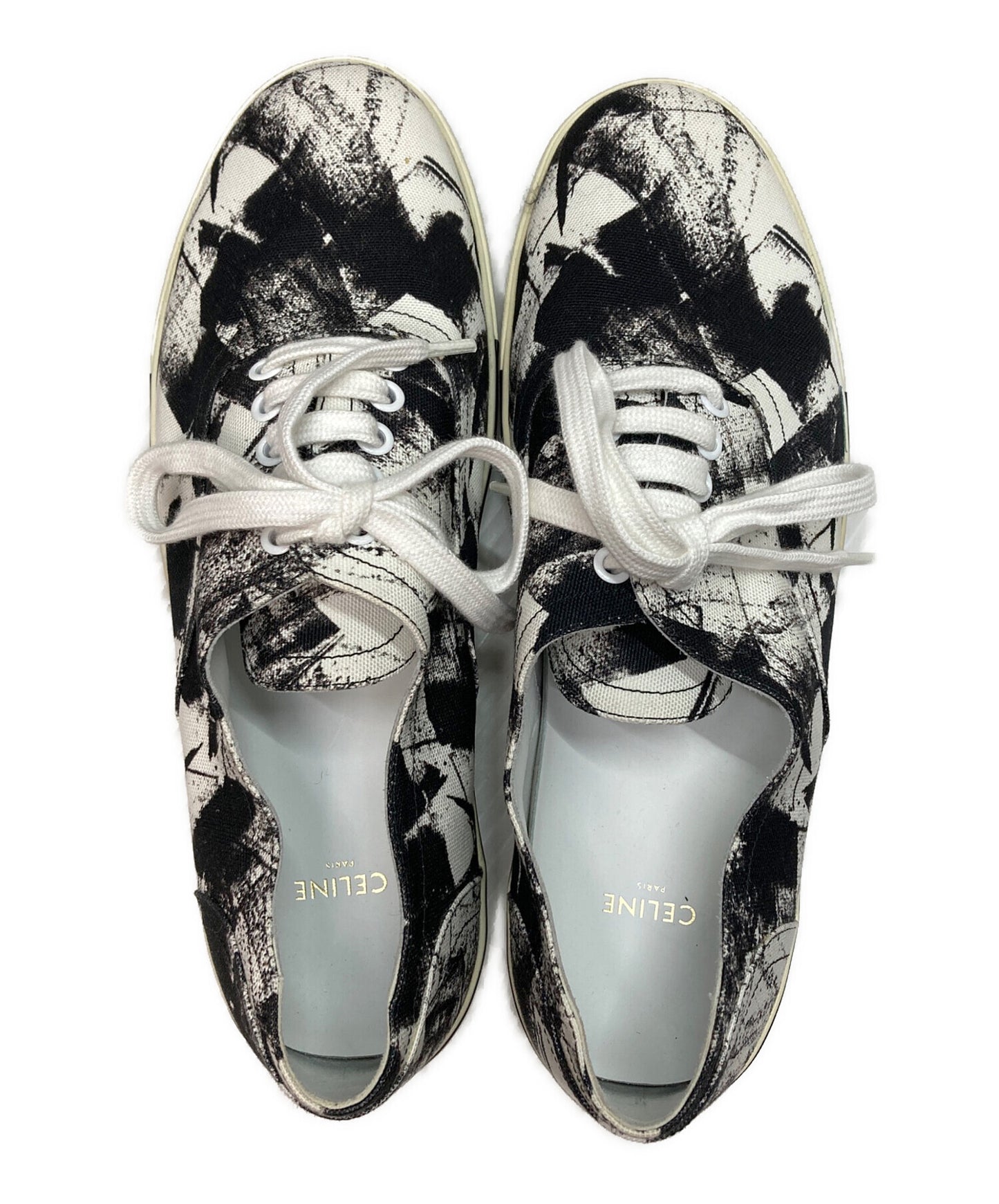 [Pre-owned] CELINE 19AW Elliott Canvas Sneakers 190010938