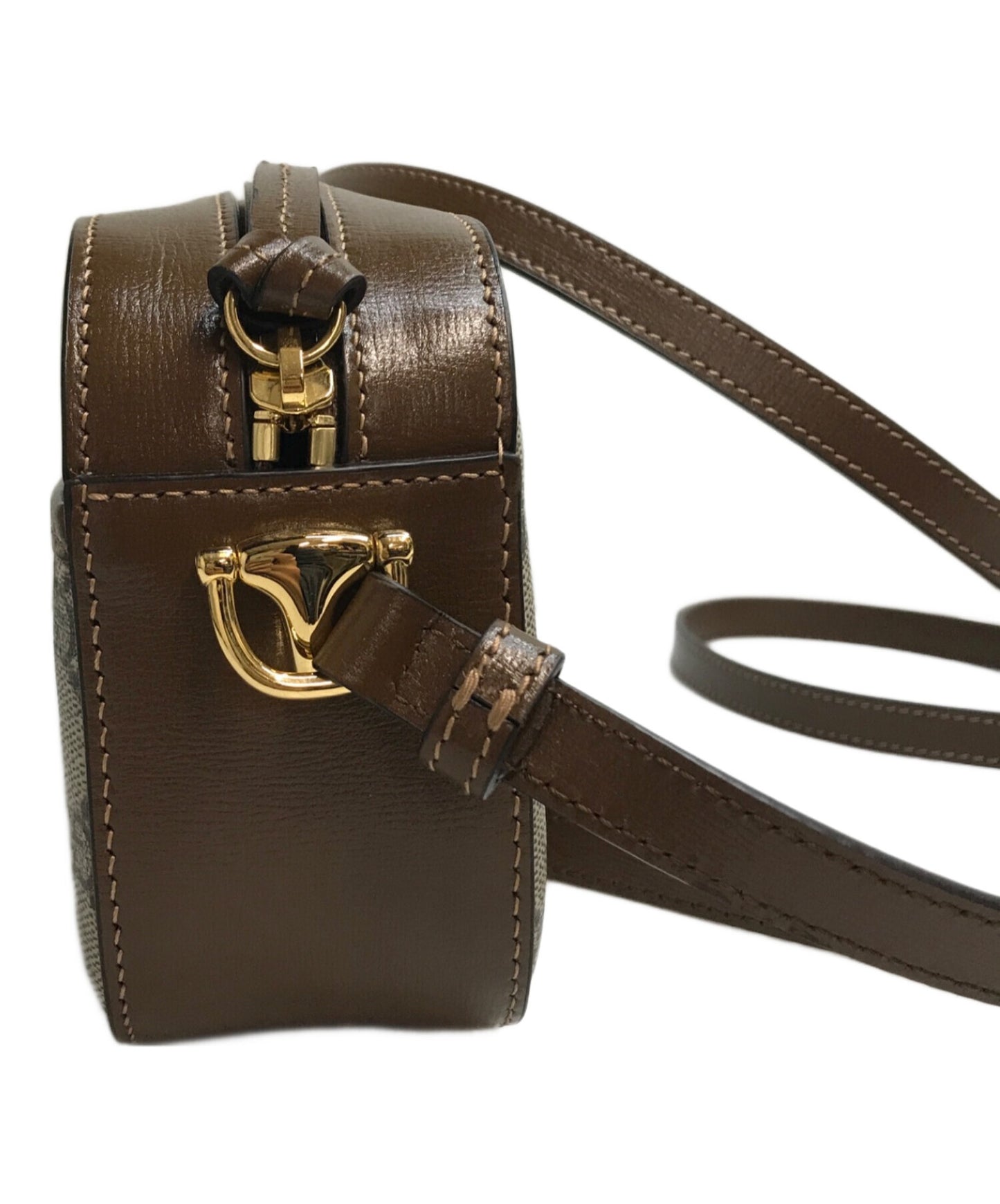 [Pre-owned] GUCCI Horsebit 1955 mini shoulder bag 760196