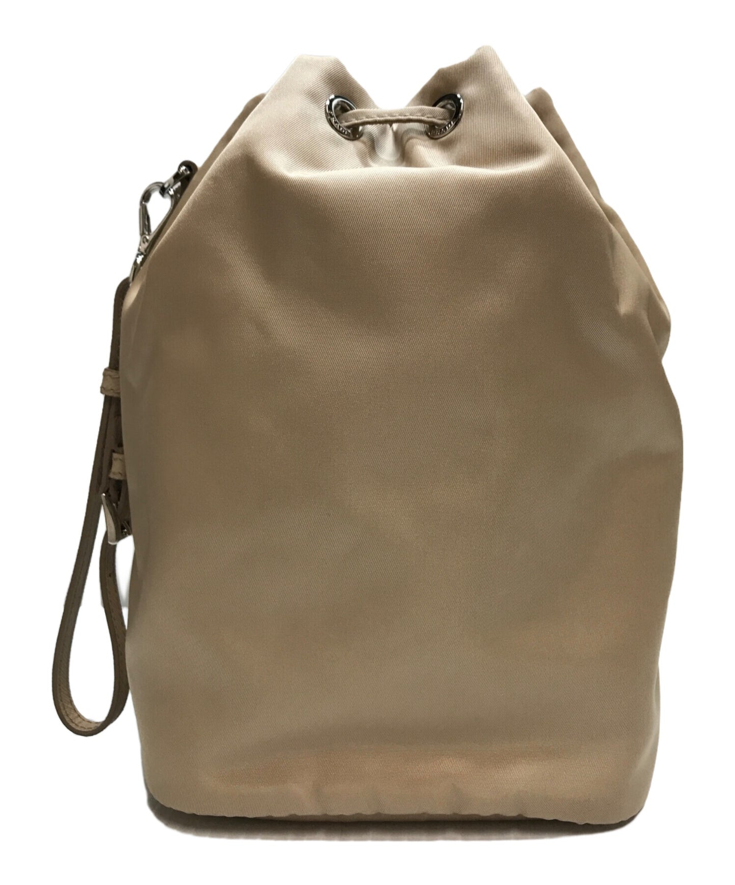 [Pre-owned] PRADA Re Nylon Drawstring Shoulder Bag 1NE369