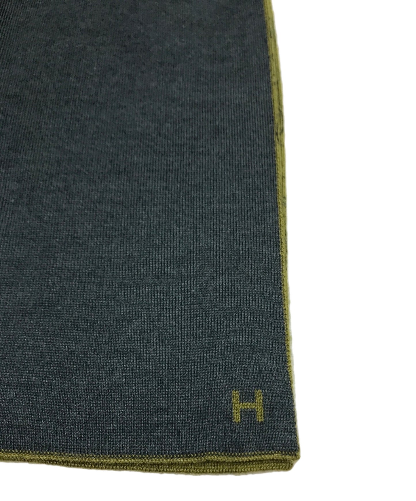 [Pre-owned] HERMES Cashmere silk scarf with all-over pattern
