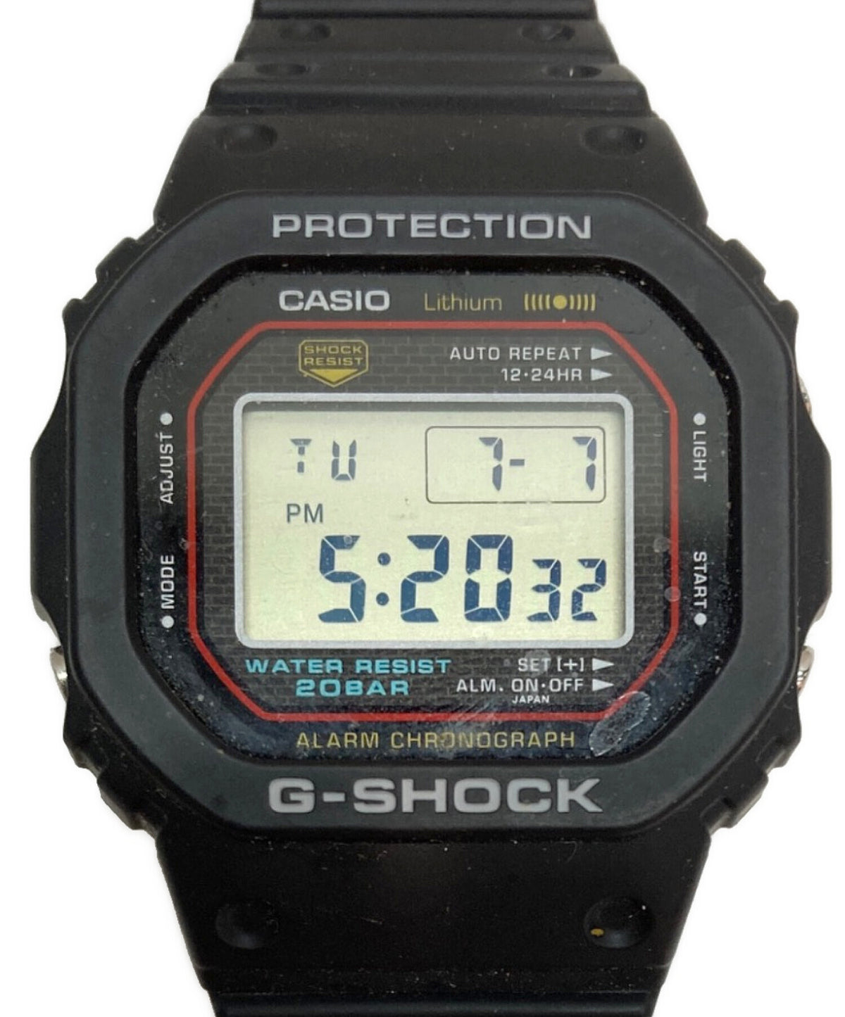 [Pre-owned] CASIO G-SHOCK Digital Watch DW-5000R-1AJF