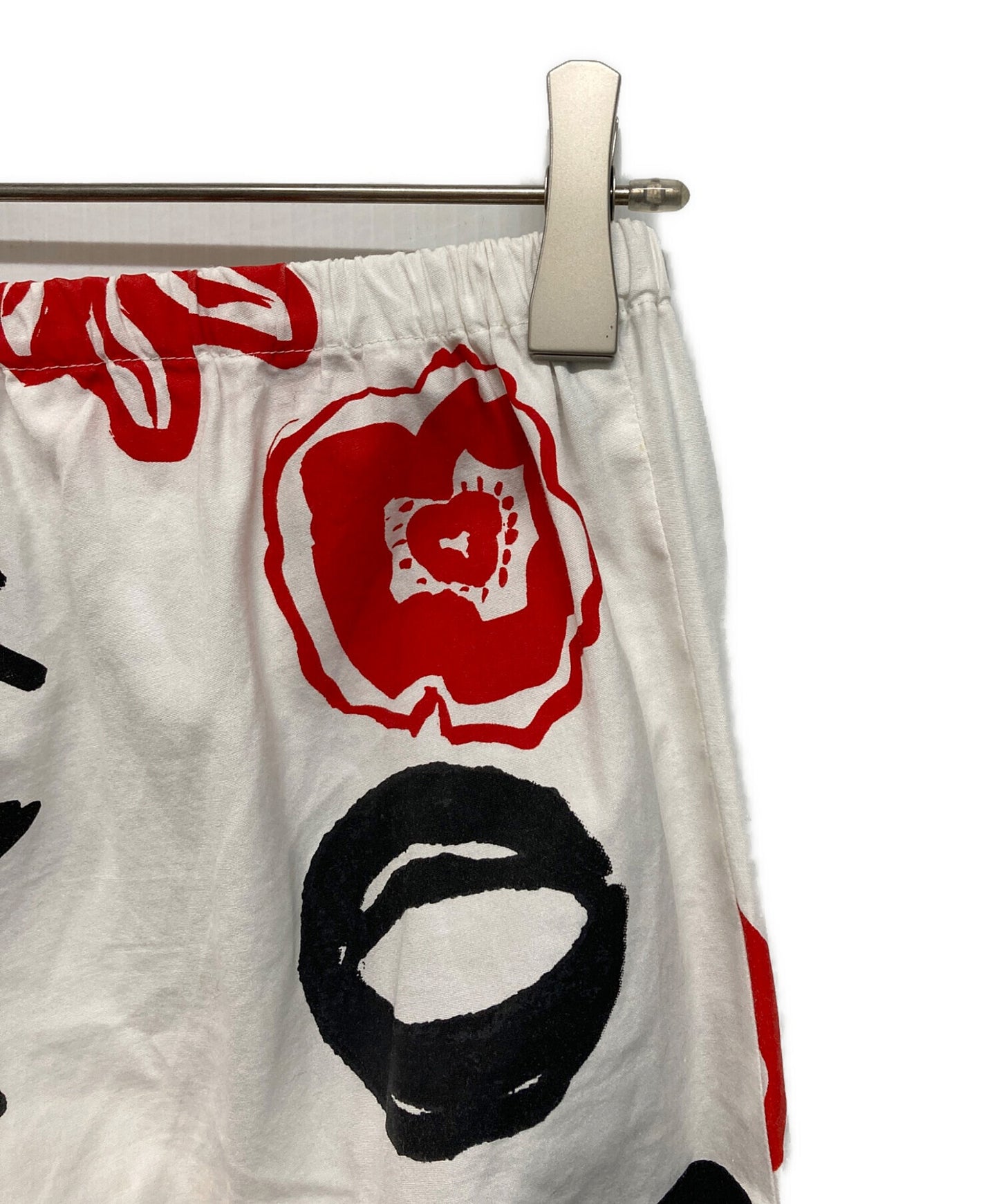 [Pre-owned] COMME des GARCONS Cotton Pigment-Printed Eye-Pattern Pants, 2000s, Original Tag GP-04015M