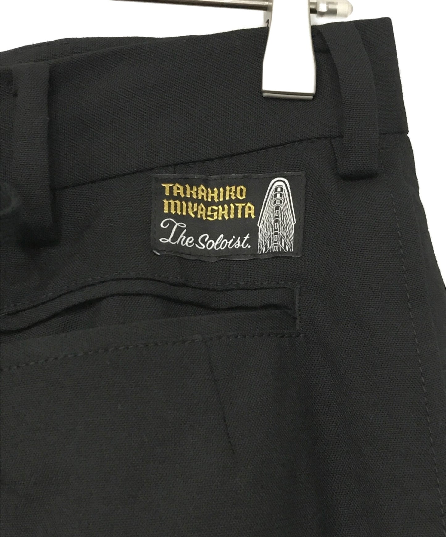 [Pre-owned] TAKAHIROMIYASHITA TheSoloIst. new reverse hip hugger zipper pant 0001bss23