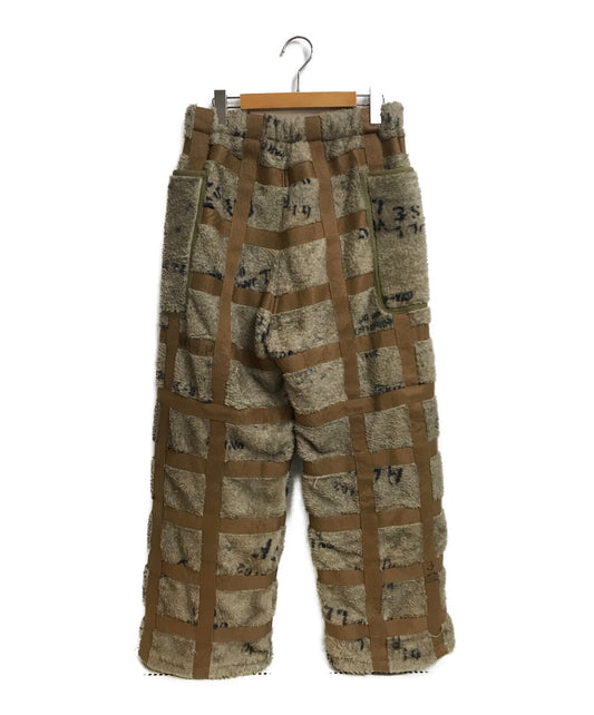 [Pre-owned] KAPITAL Fleece Prisoner Craft Tattersall Easy Pants k2311lp148